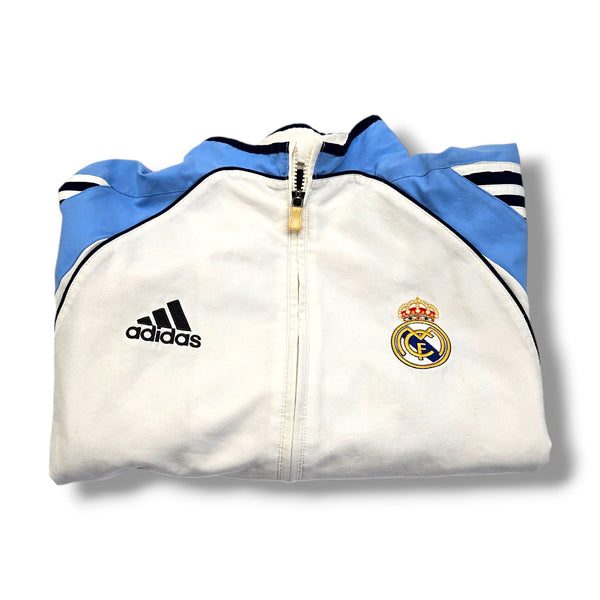 2005/06 Real Madrid Tracksuit Top (M) Adidas