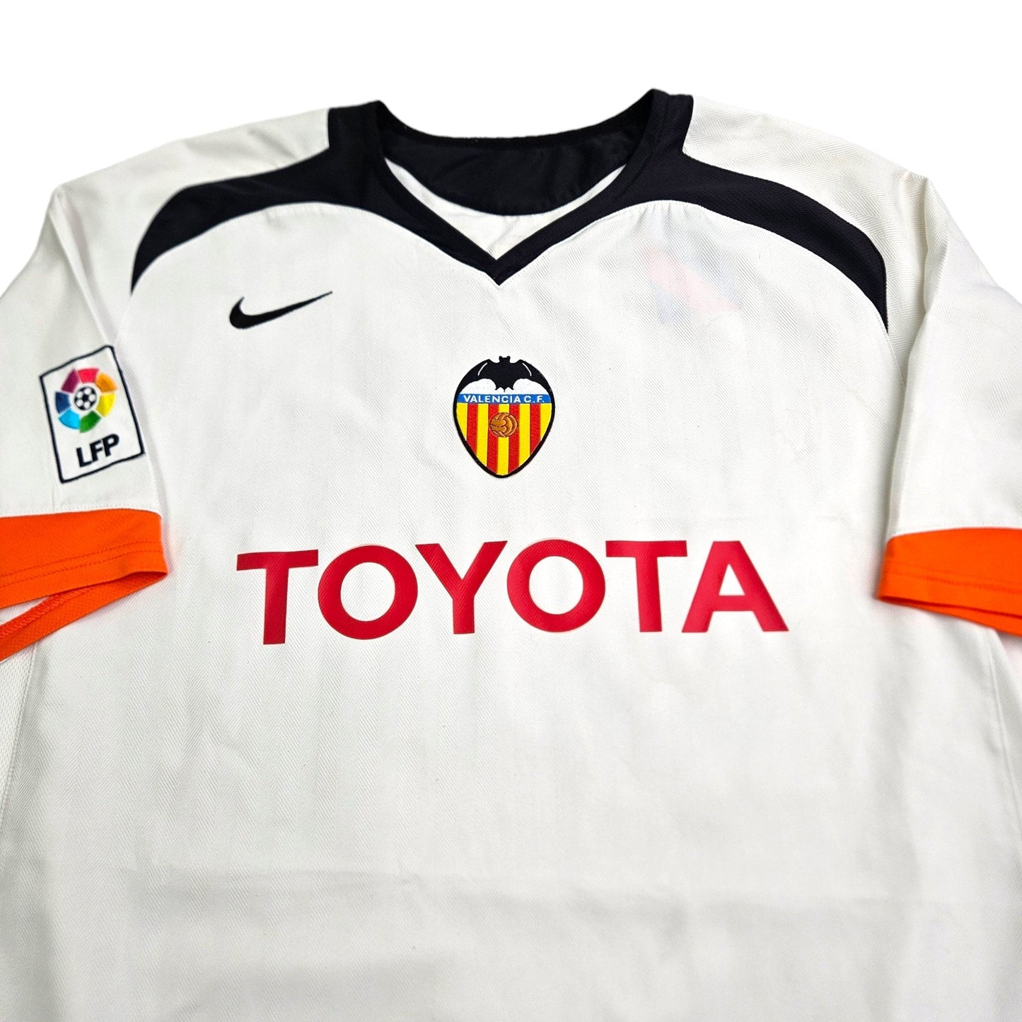 2005/06 Valencia Home Football Shirt (L) Nike #21 Aimar