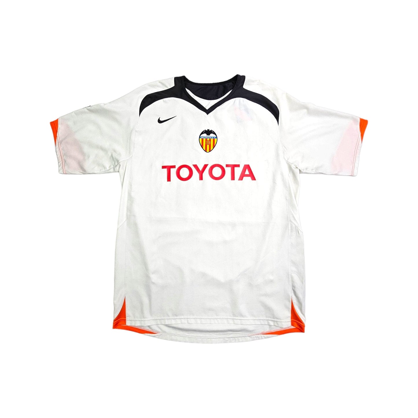 2005/06 Valencia Home Football Shirt (L) Nike #21 Aimar