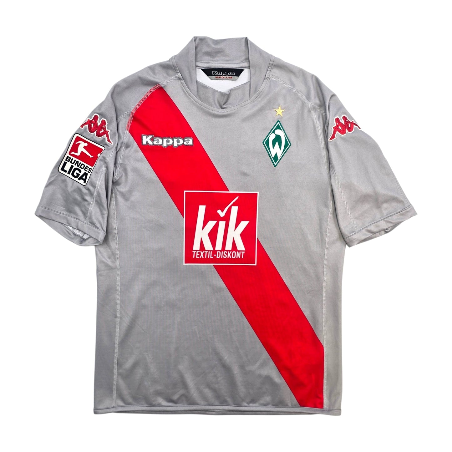 2005/06 Werder Bremen Away Football Shirt (M) Kappa #20 Jensen