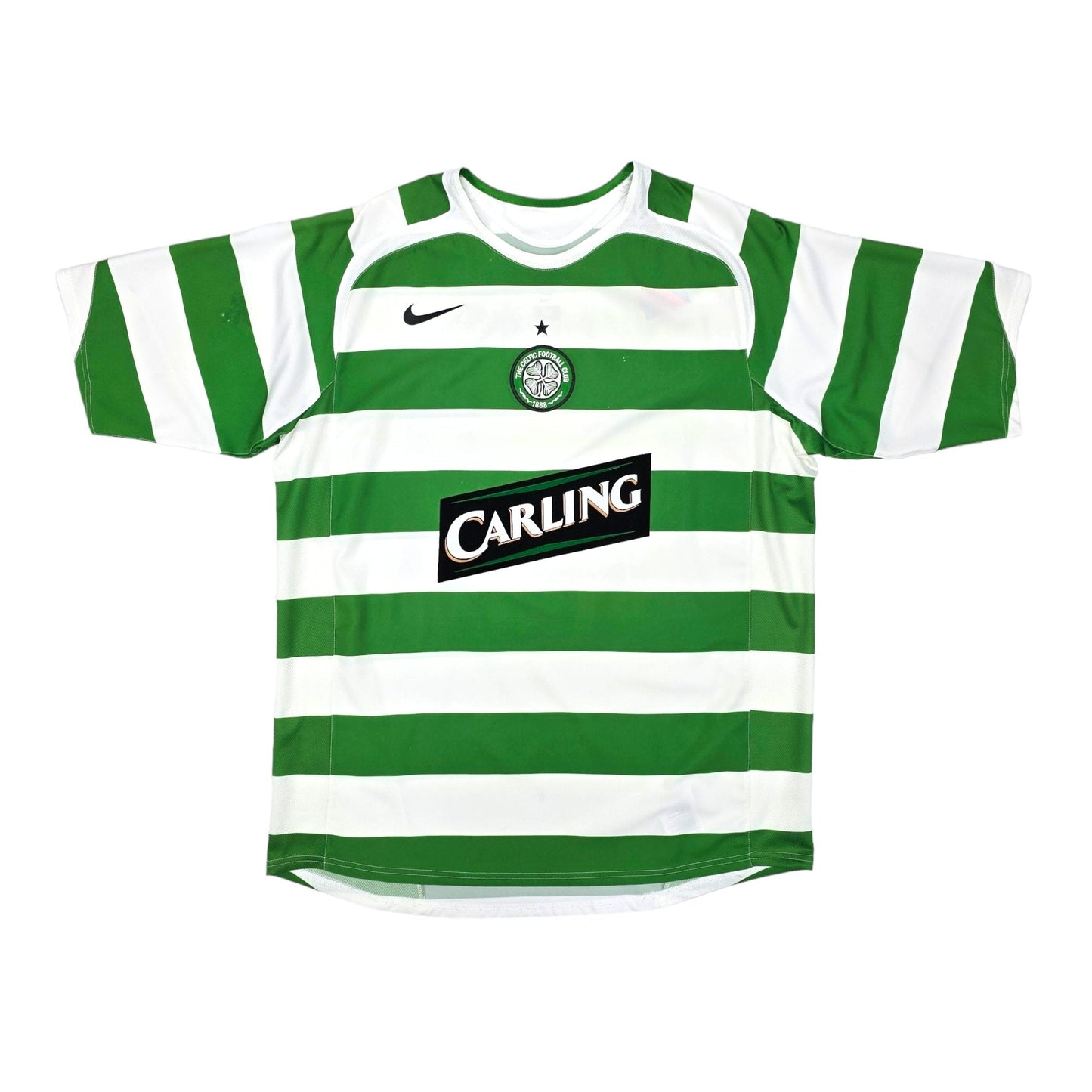 2005/07 Celtic Home Football Shirt (L) Nike #16 Keane