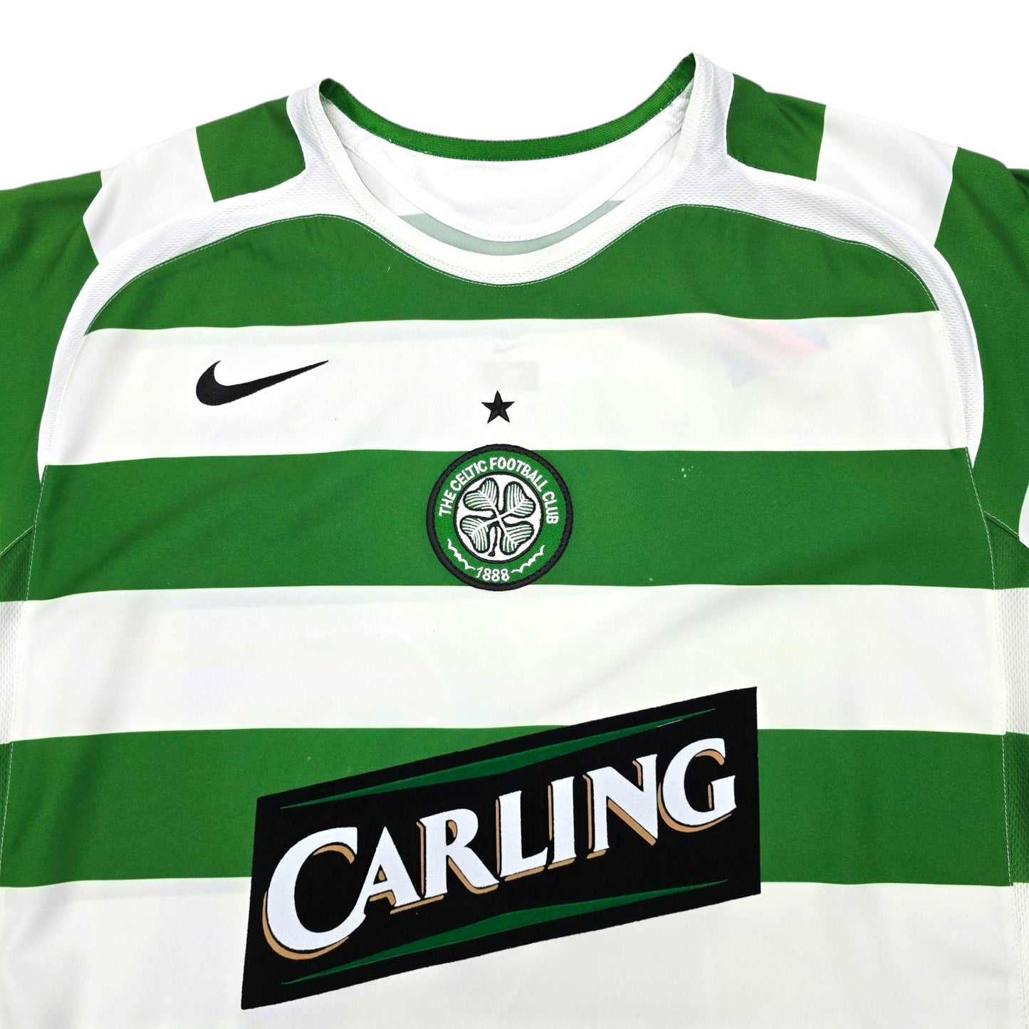 2005/07 Celtic Home Football Shirt (L) Nike #16 Keane