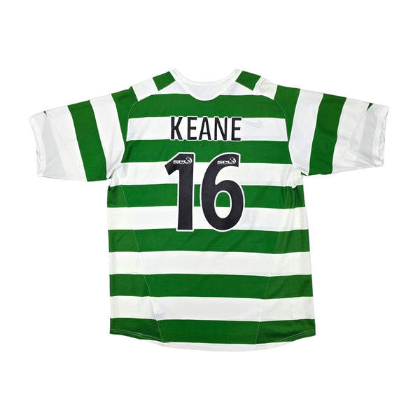2005/07 Celtic Home Football Shirt (L) Nike #16 Keane