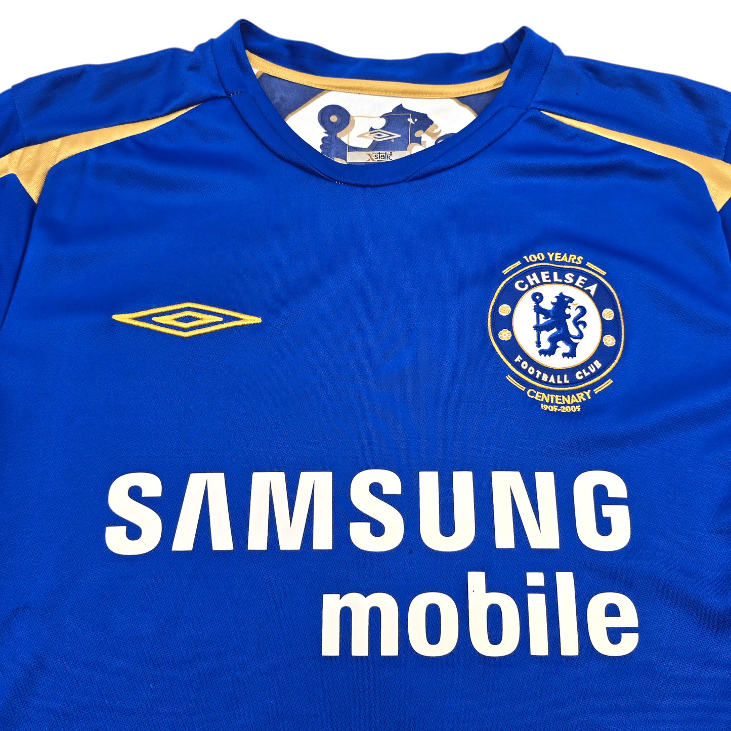 2005/07 Chelsea Home Football Shirt (M) Umbro #8 Lampard (Centenary)