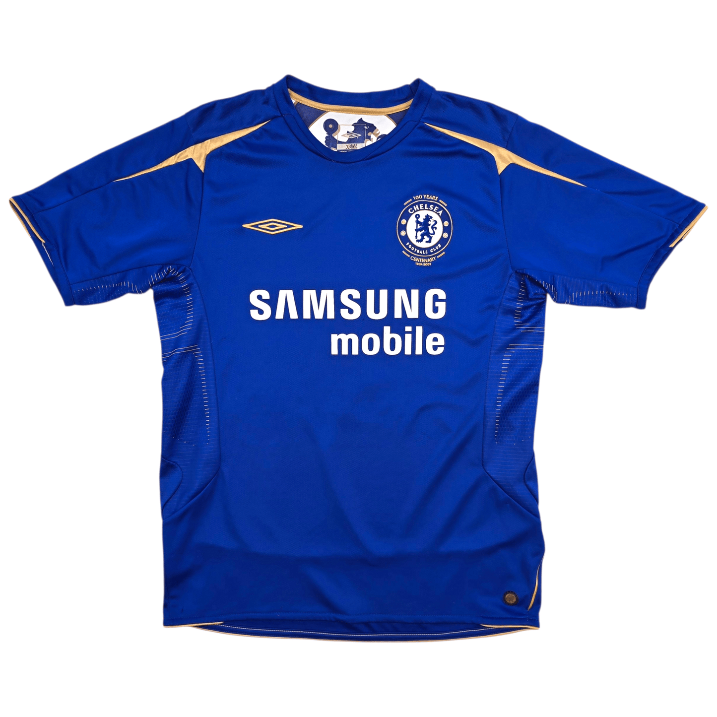 2005/07 Chelsea Home Football Shirt (M) Umbro #8 Lampard (Centenary)