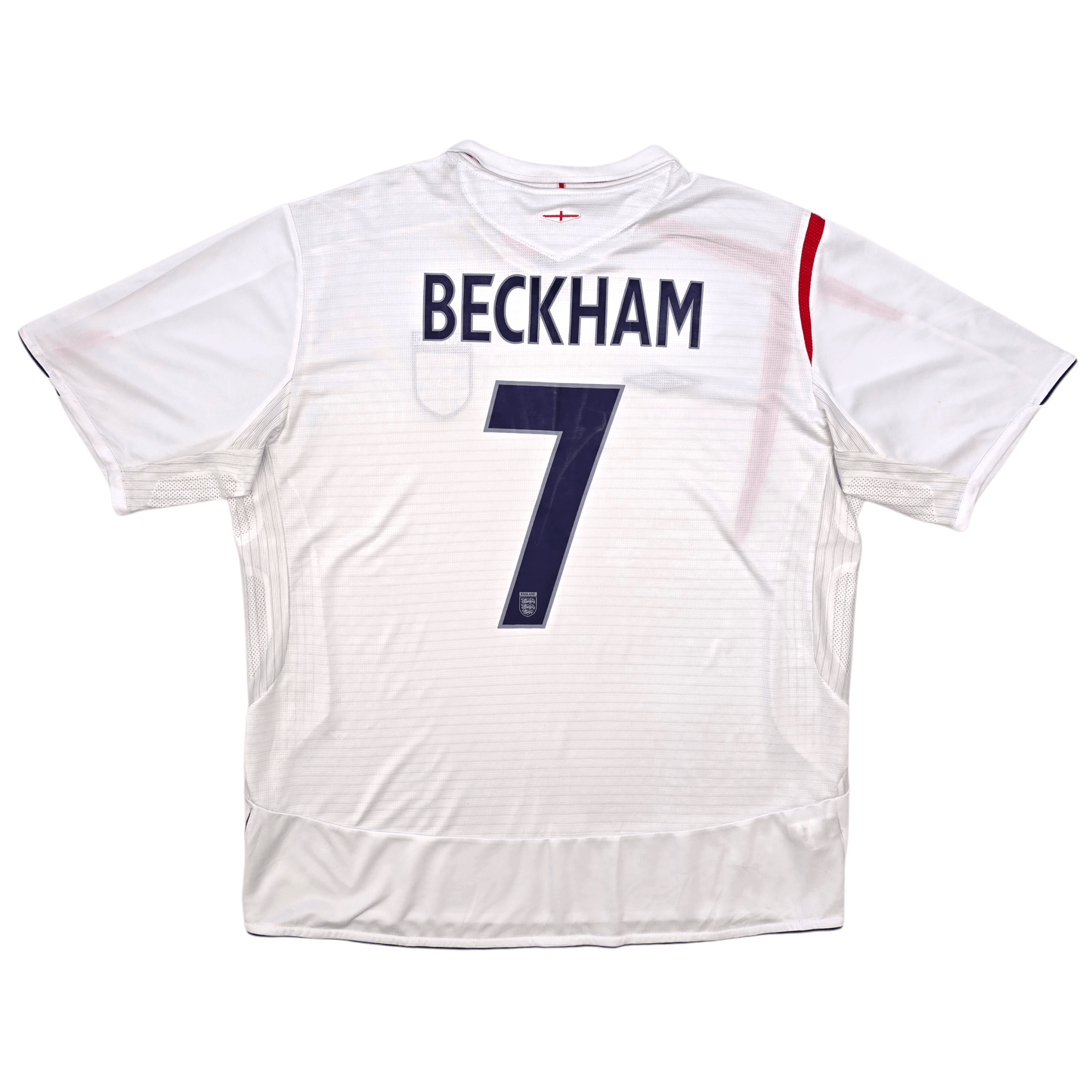2005/07 England Home Football Shirt (2XL) Umbro #7 Beckham