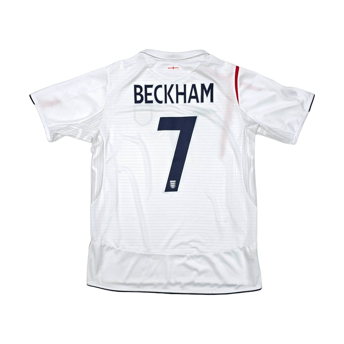 2005/07 England Home Football Shirt (L) Umbro #7 Beckham