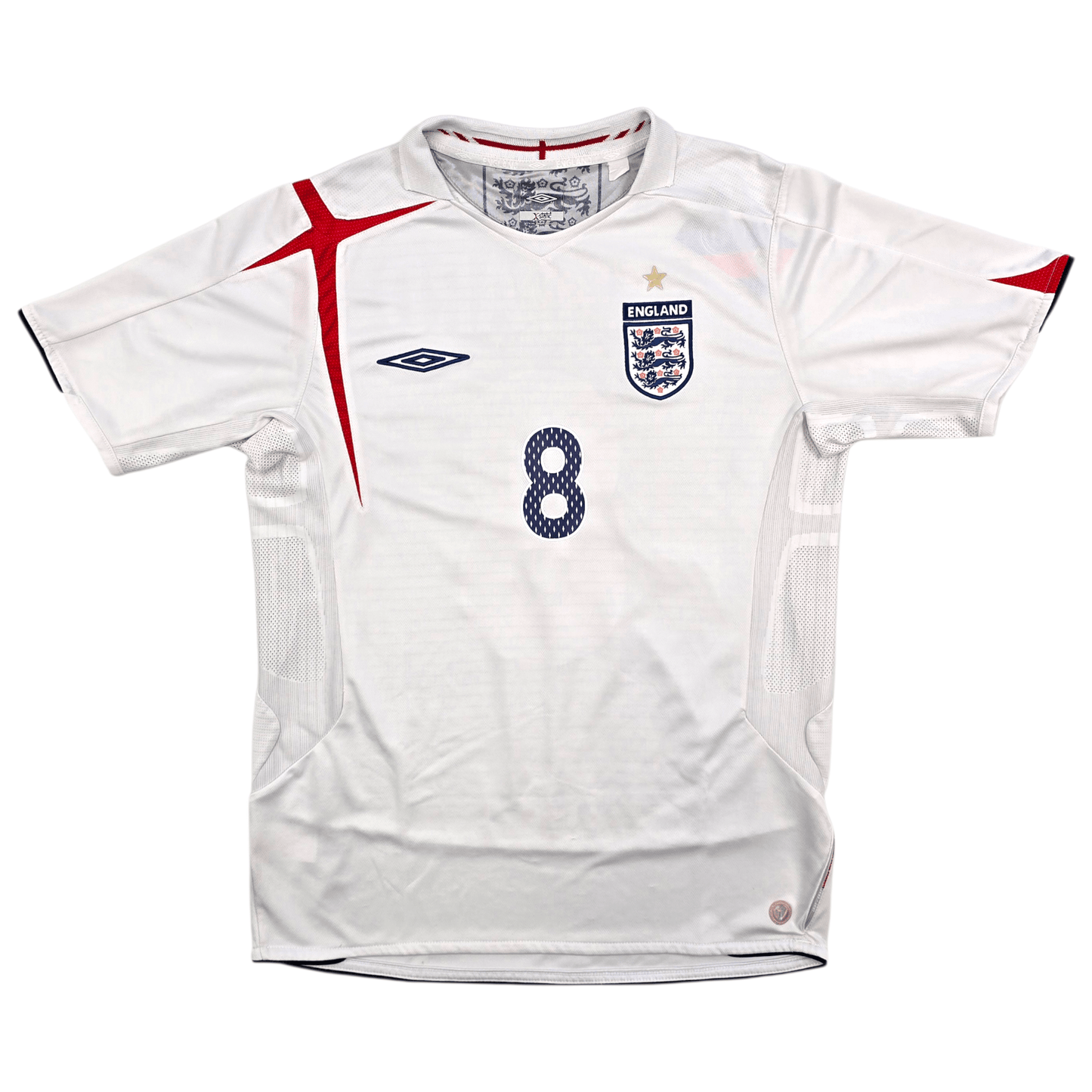 2005/07 England Home Football Shirt (M) Umbro #8 Lampard