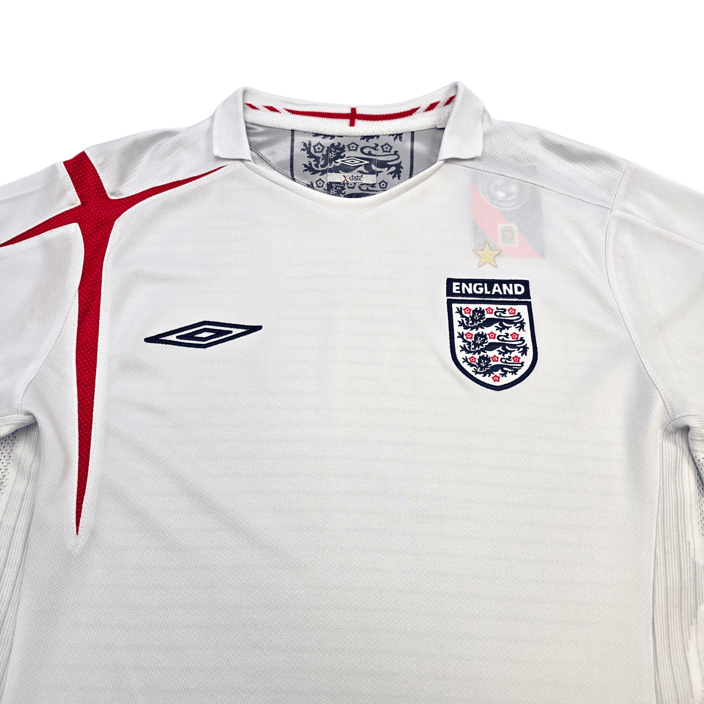 2005/07 England Home Football Shirt (M) Umbro