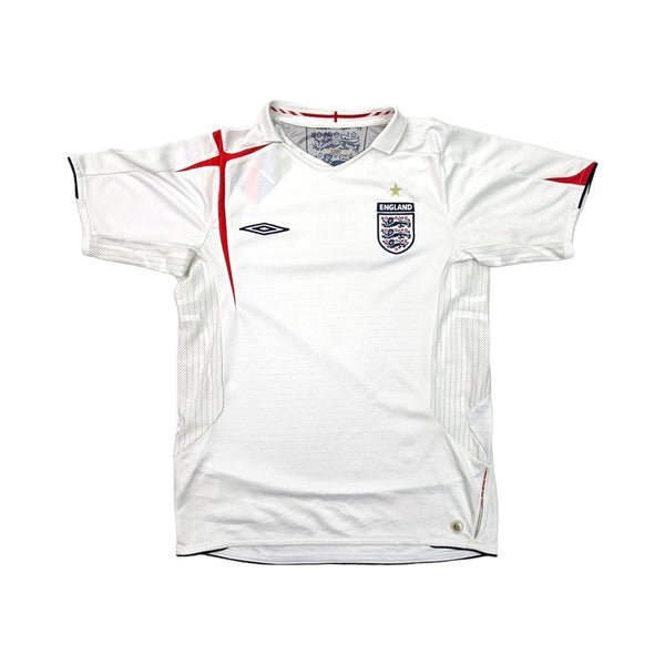 2005/07 England Home Football Shirt (S) Umbro