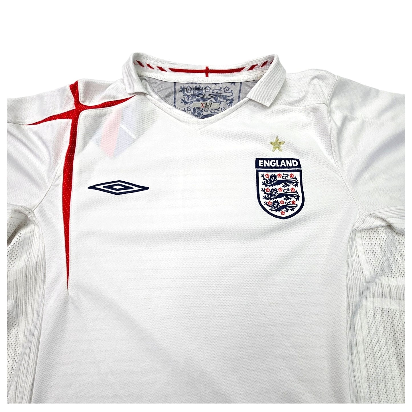 2005/07 England Home Football Shirt (S) Umbro
