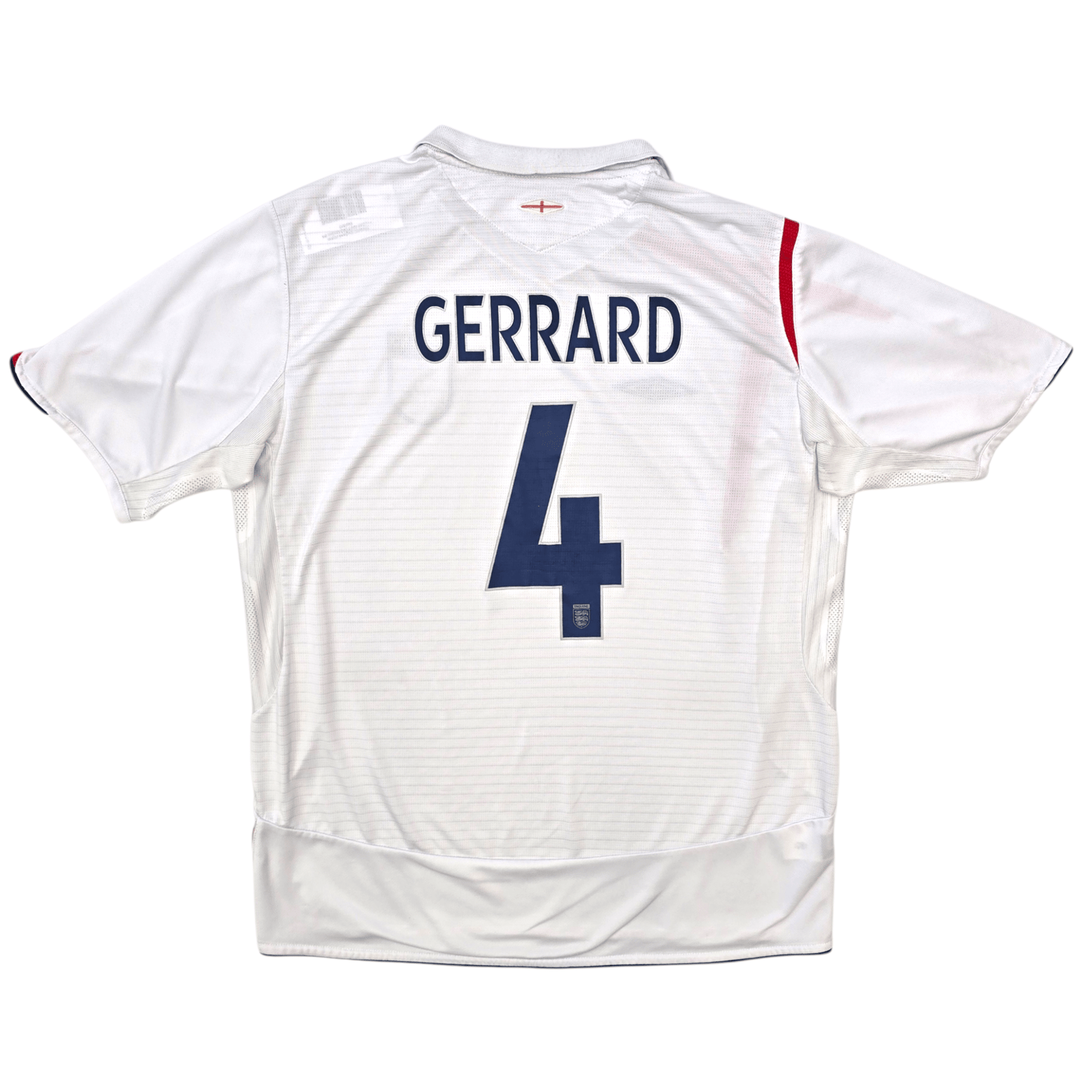 2005/07 England Home Football Shirt (XL) Umbro #4 Gerrard