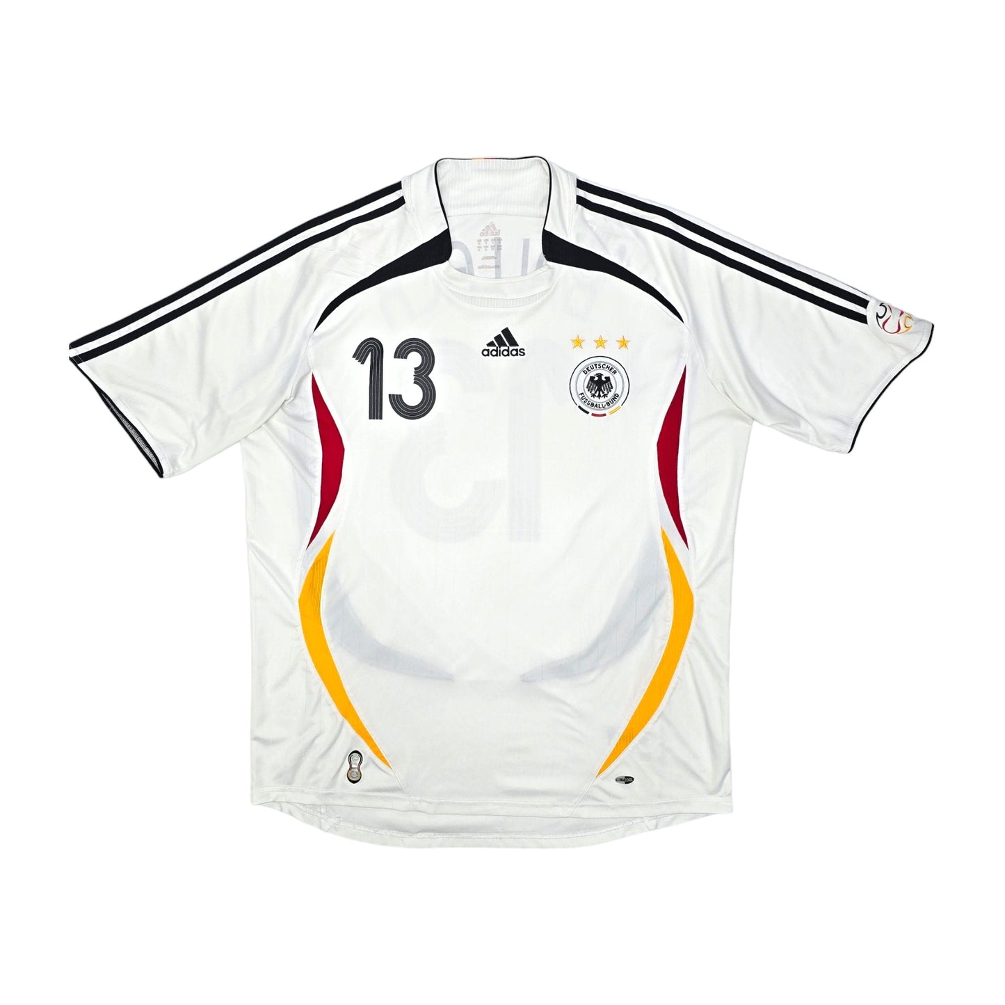 2005/07 Germany Home Football Shirt (XL) Adidas #13 Ballack