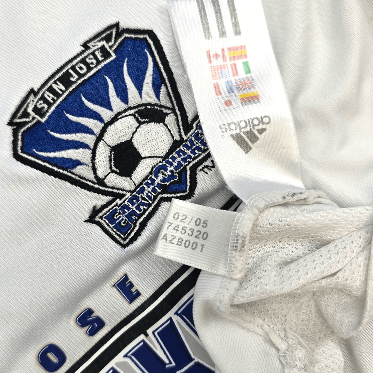 2005/07 San Jose Earthquakes Away Football Shirt (XL) Adidas