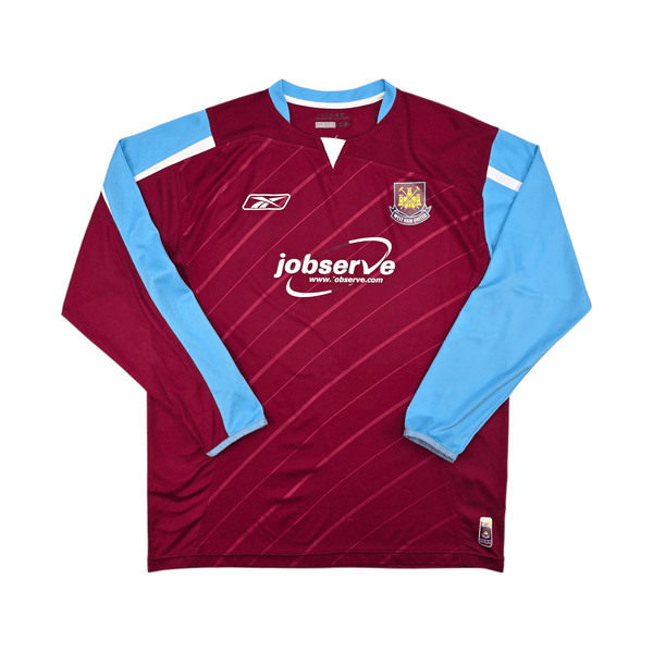 2005/07 West Ham United Home Football Shirt (L) Reebok