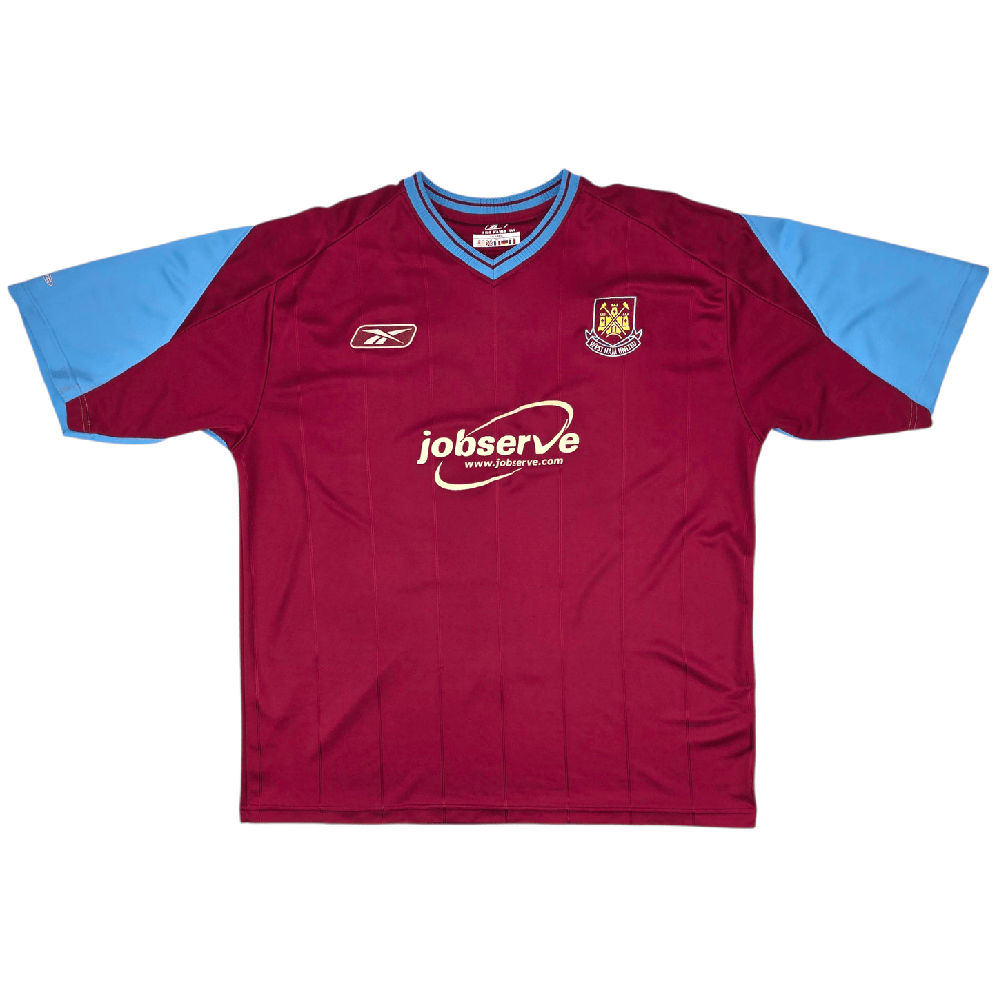 2005/07 West Ham United Home Football Shirt (XL) Reebok #32 Tevez