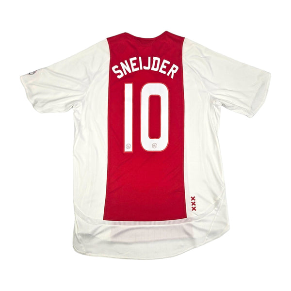 2006/07 Ajax Home Football Shirt (M) Adidas #10 Sneijder