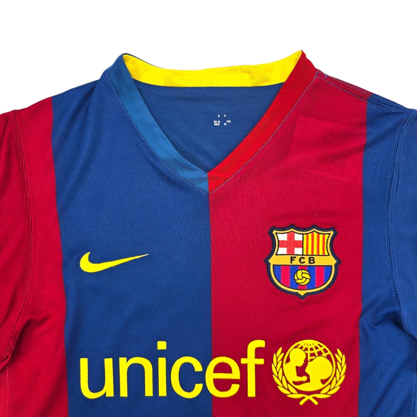 2006/07 Barcelona Home Football Shirt (S) Nike #19 Messi