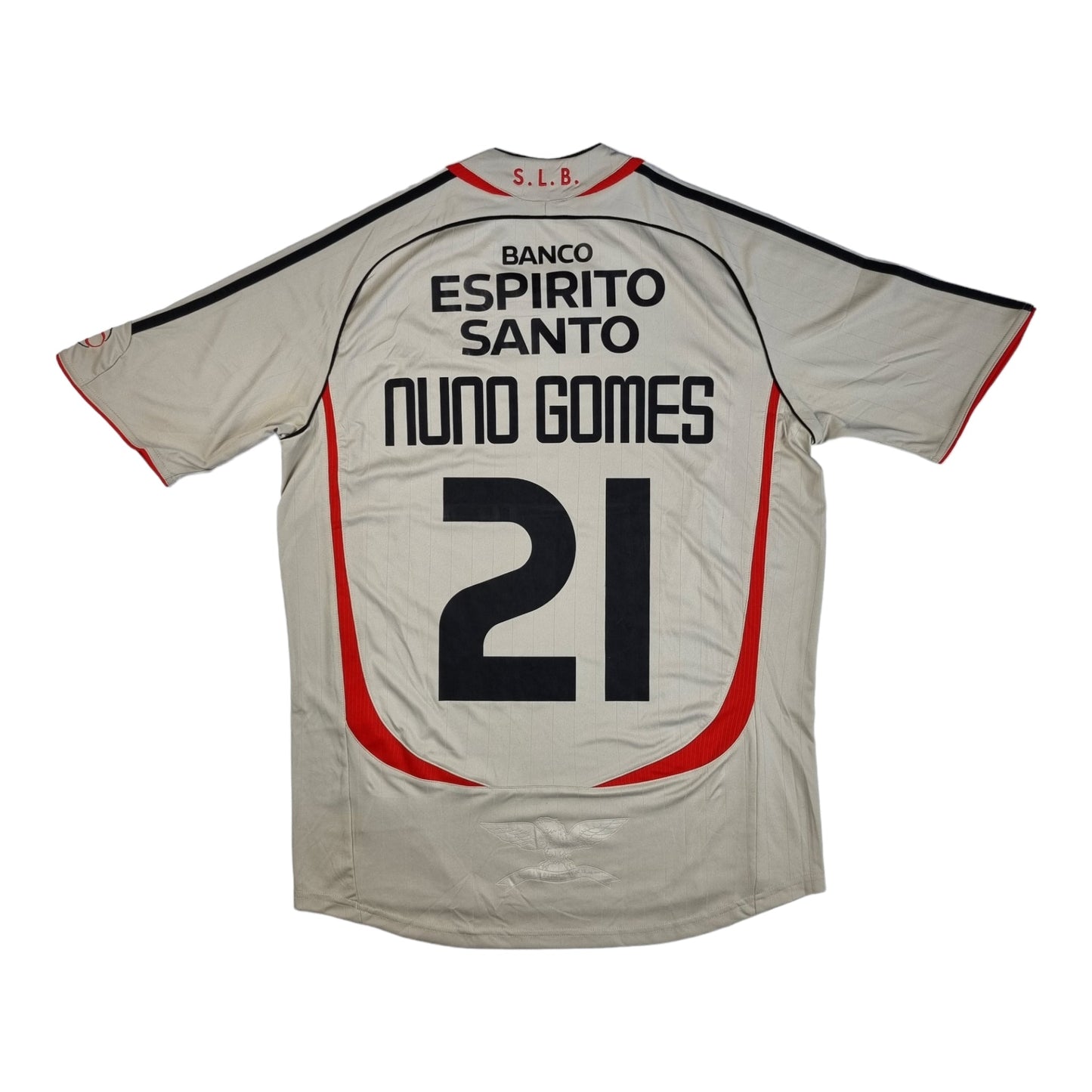 2006/07 Benfica Away Football Shirt (XL) Adidas #21 Nuno Gomes