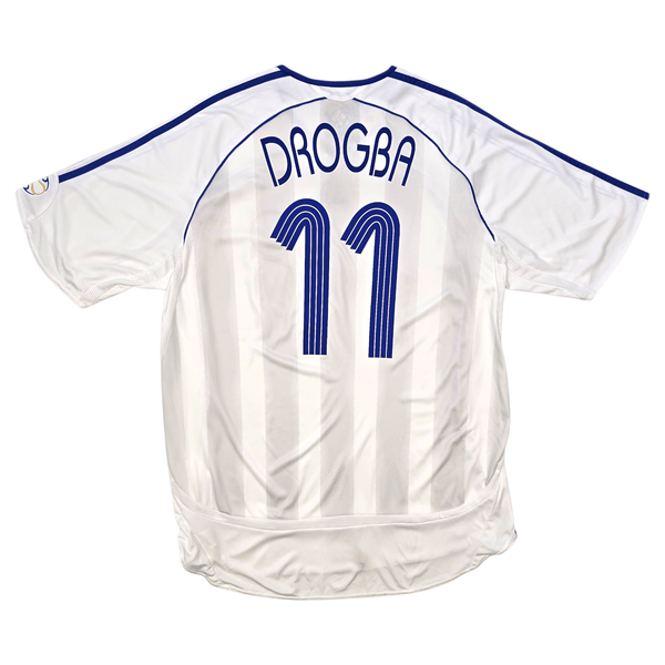 2006/07 Chelsea Away Football Shirt (XL) Adidas #11 Drogba