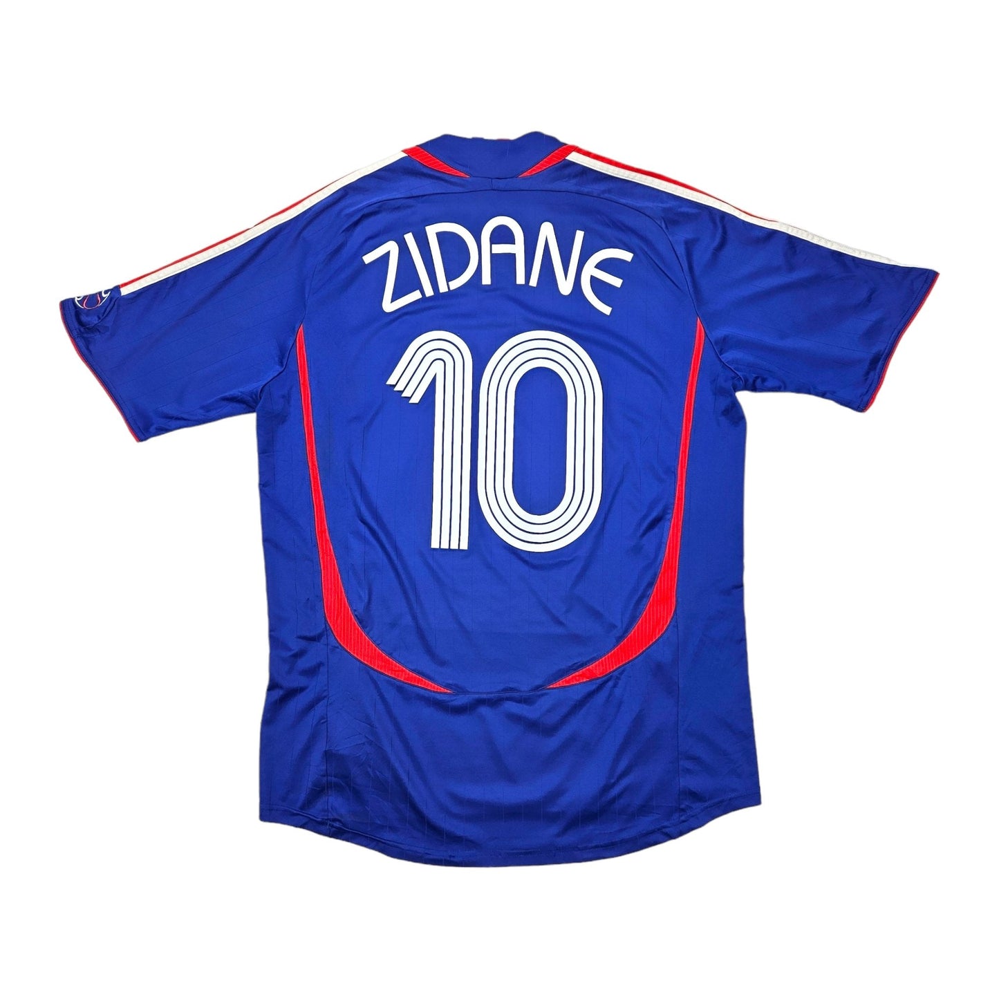 2006/07 France Home Football Shirt (L) Adidas #10 Zidane