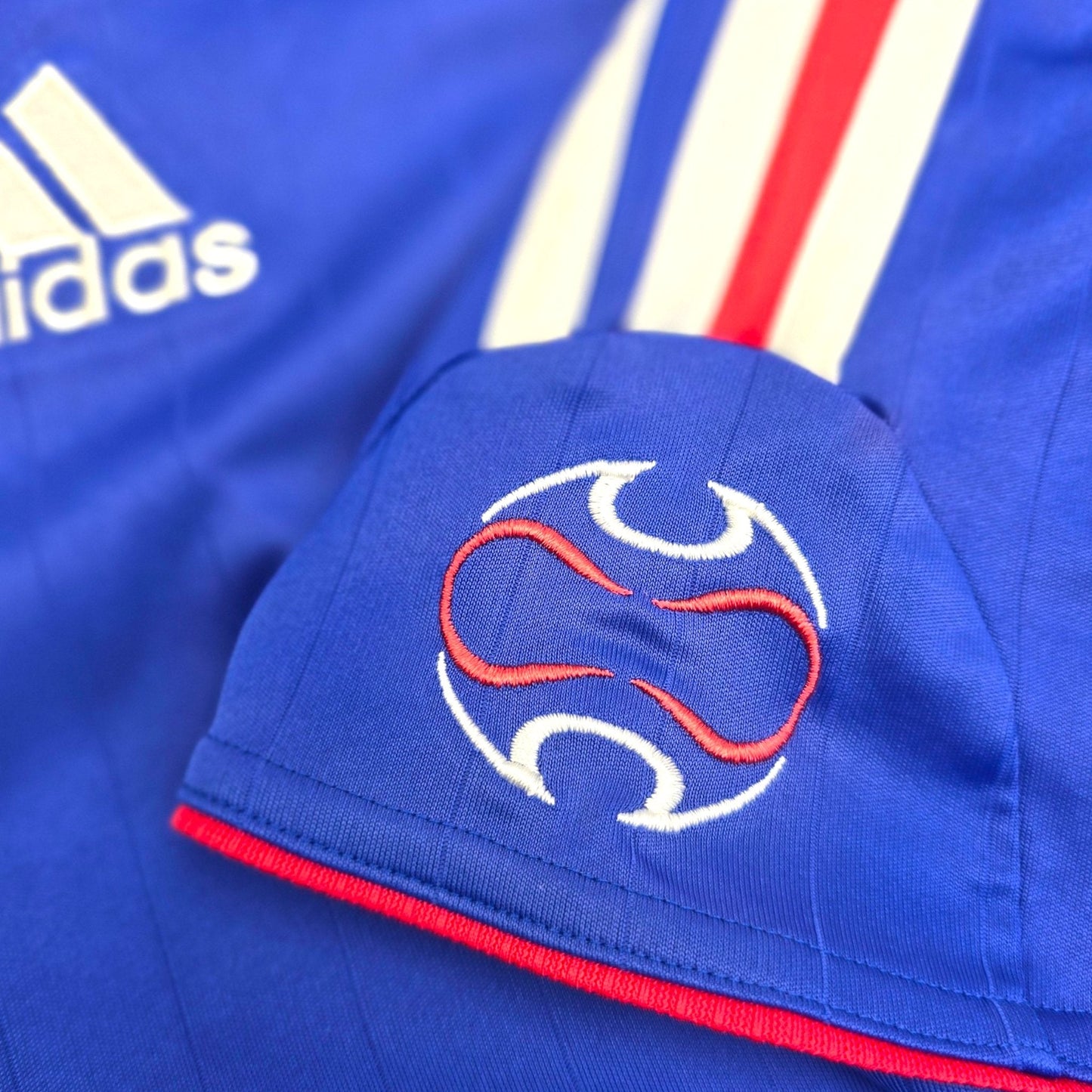 2006/07 France Home Football Shirt (M) Adidas # 10 Zidane