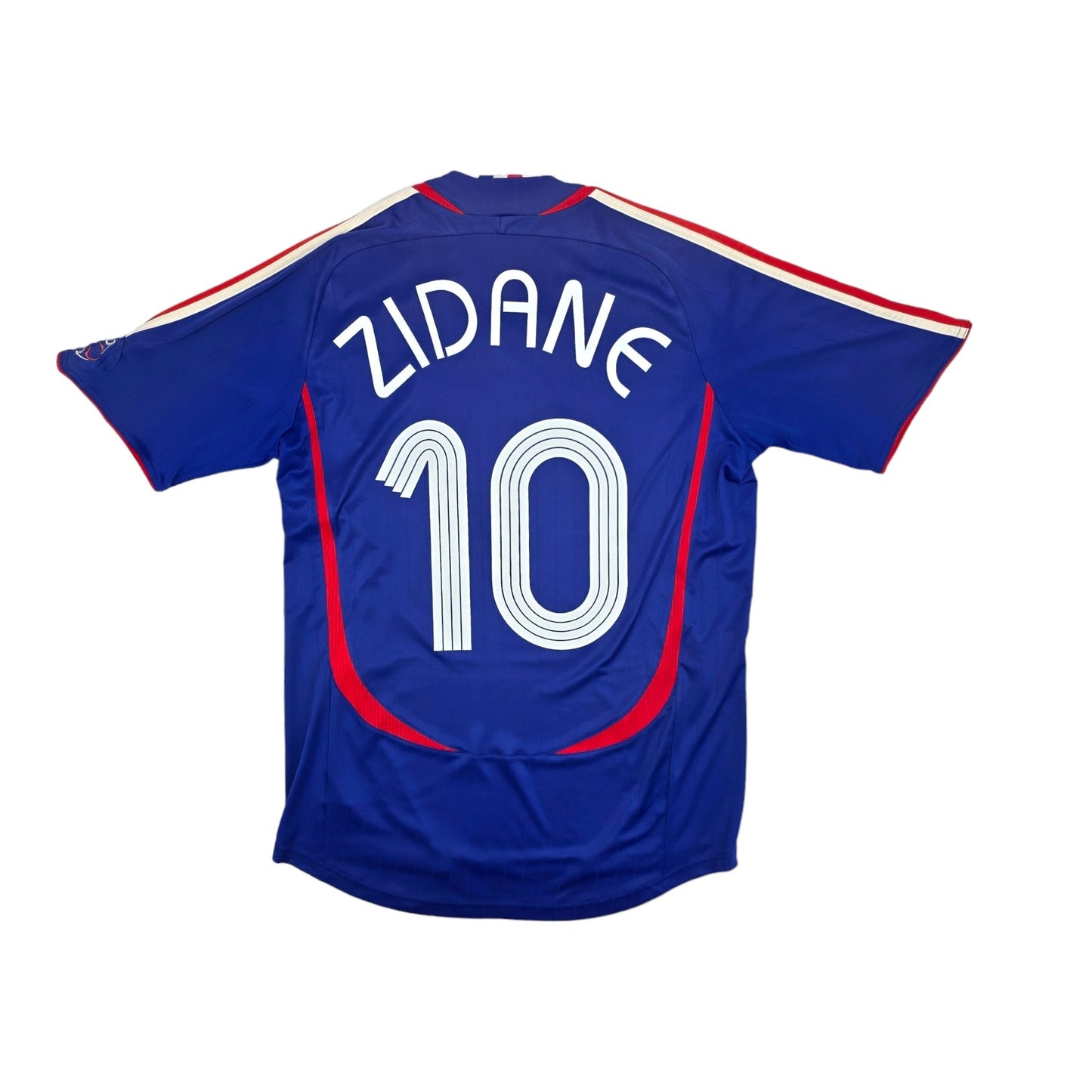 2006/07 France Home Football Shirt (M) Adidas # 10 Zidane