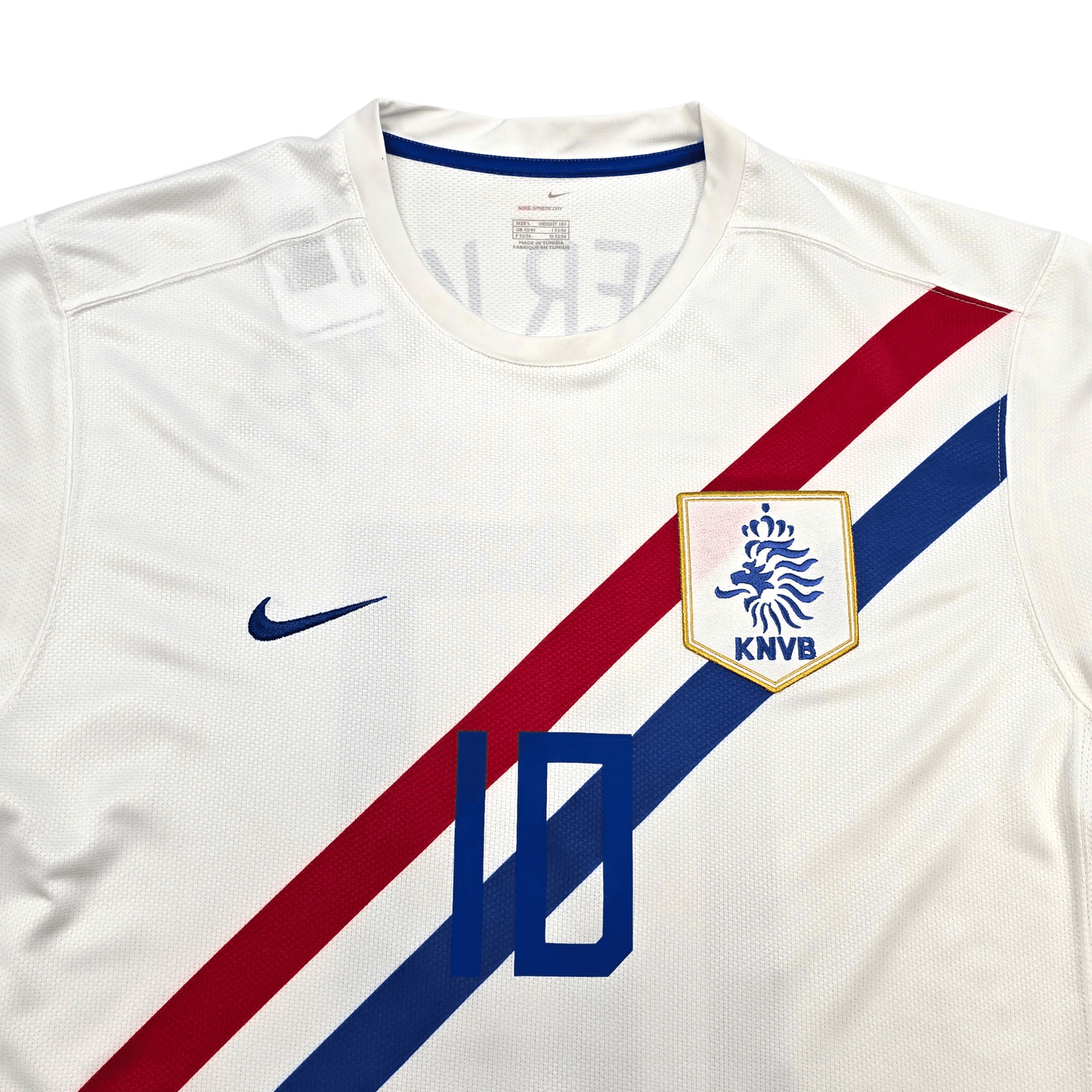 2006/07 Holland Away Football Shirt (L) Nike #10 Van Der Vaart