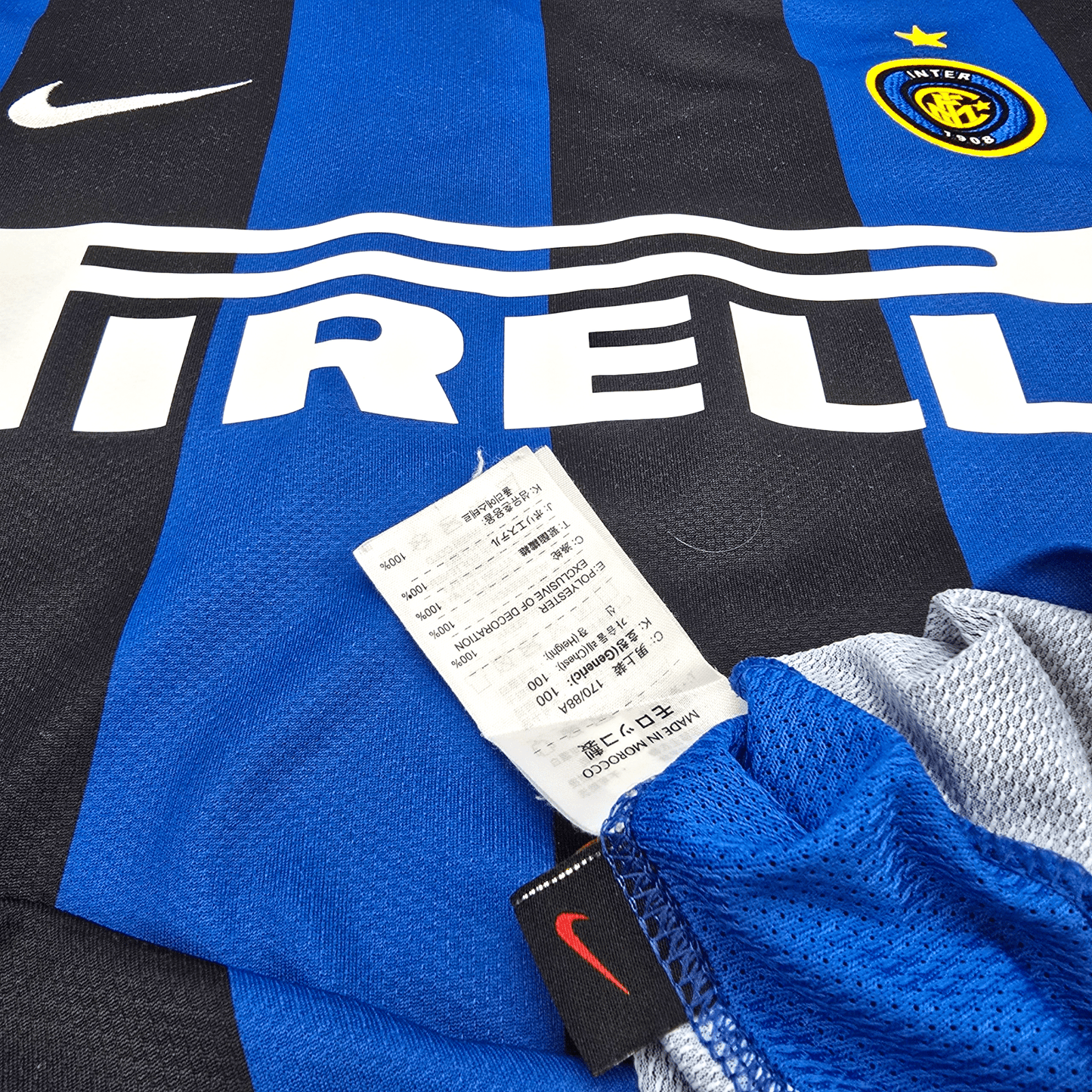 2006/07 Inter Milan Home Football Shirt (M) Nike #8 Ibrahimovic