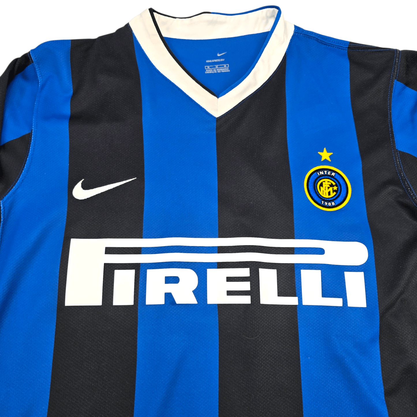 2006/07 Inter Milan Home Football Shirt (M) Nike #8 Ibrahimovic