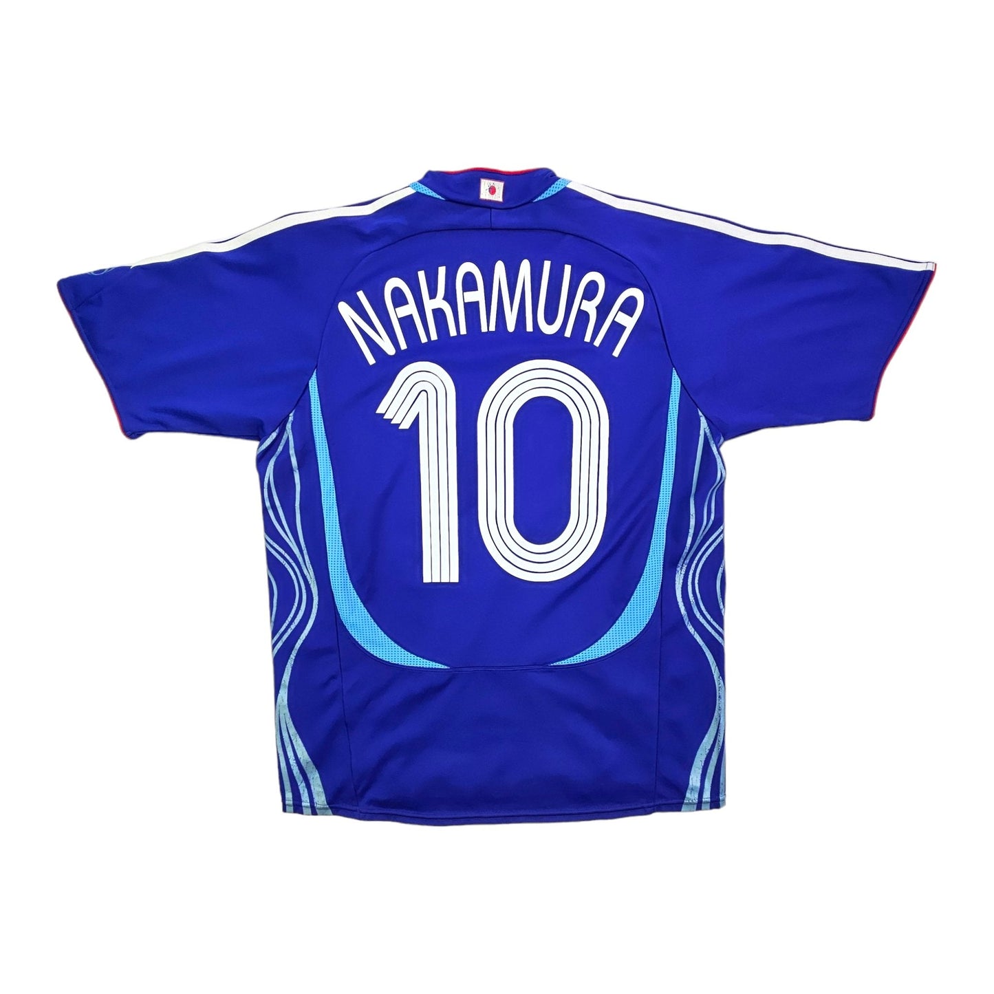 2006/07 Japan Home Football Shirt (M) Adidas # 10 Nakamura