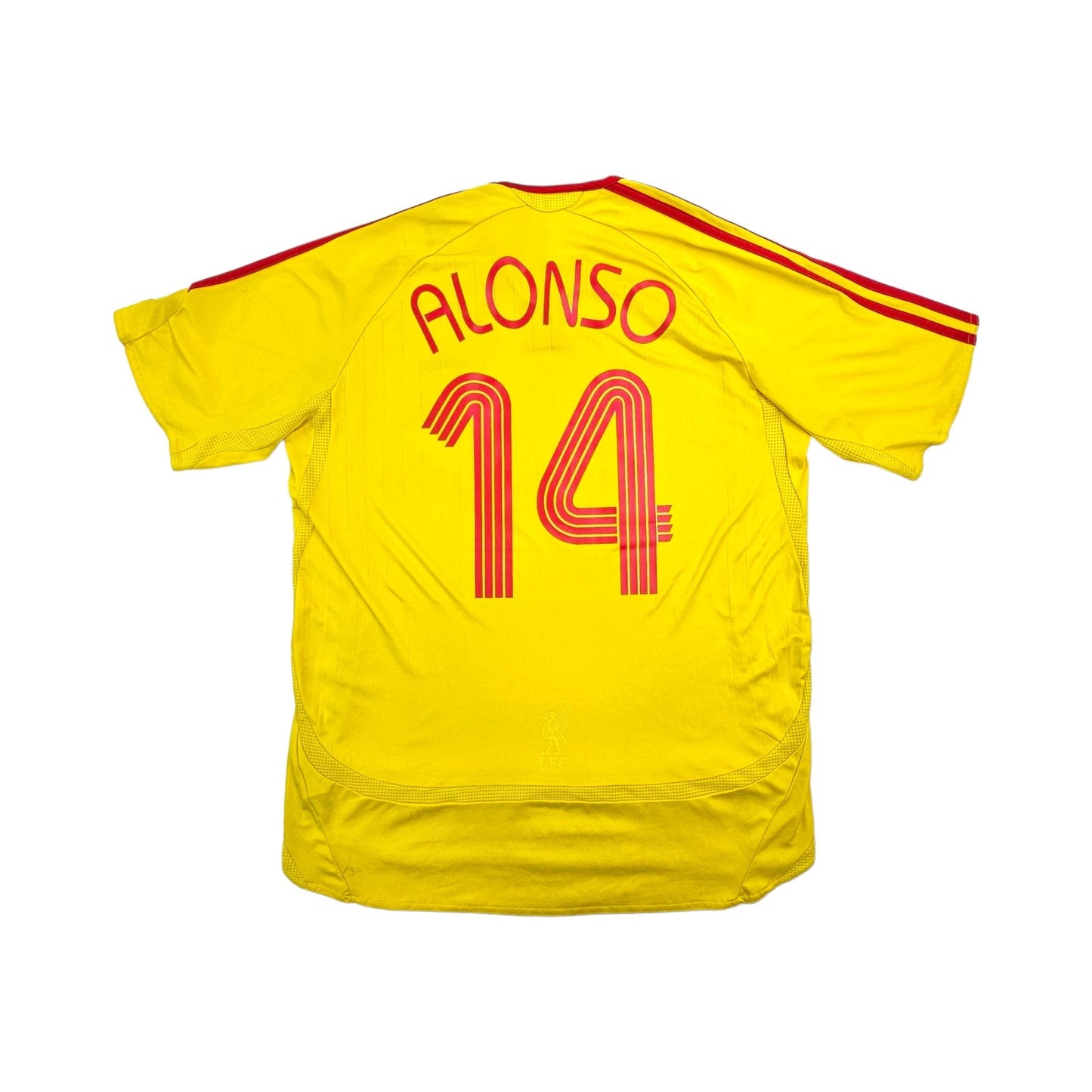 2006/07 Liverpool Away Football Shirt (L) Adidas #14 Alonso