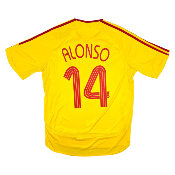 2006/07 Liverpool Away Football Shirt (L) Adidas #14 Alonso