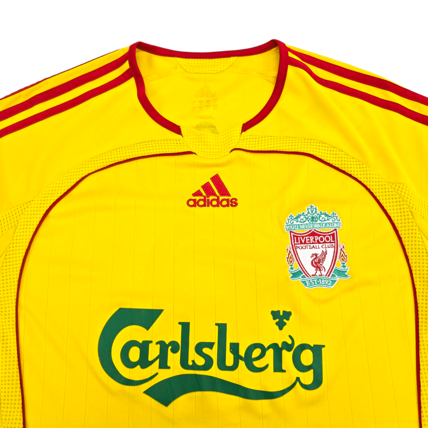 2006/07 Liverpool Away Football Shirt (L) Adidas #8 Gerrard