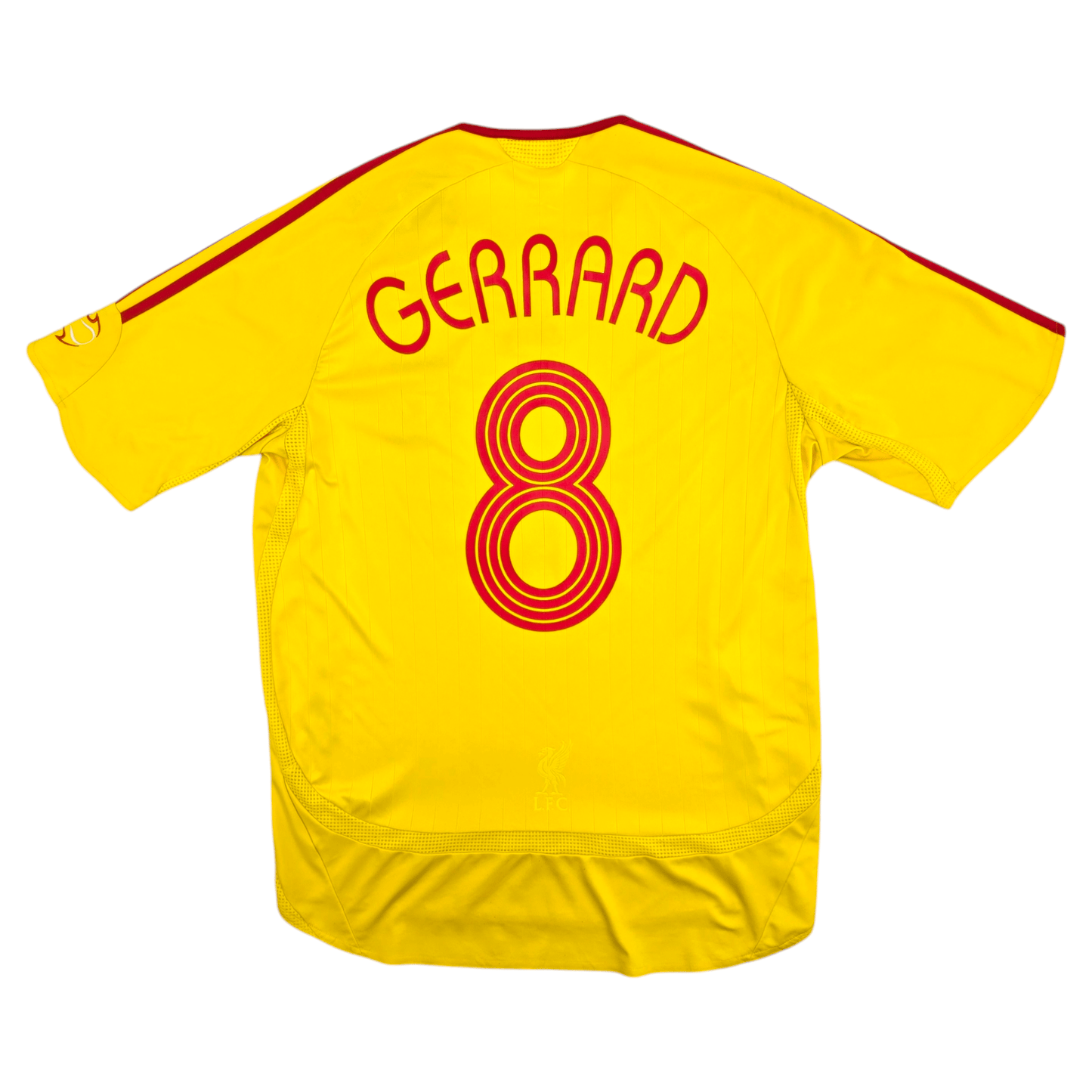 2006/07 Liverpool Away Football Shirt (L) Adidas #8 Gerrard