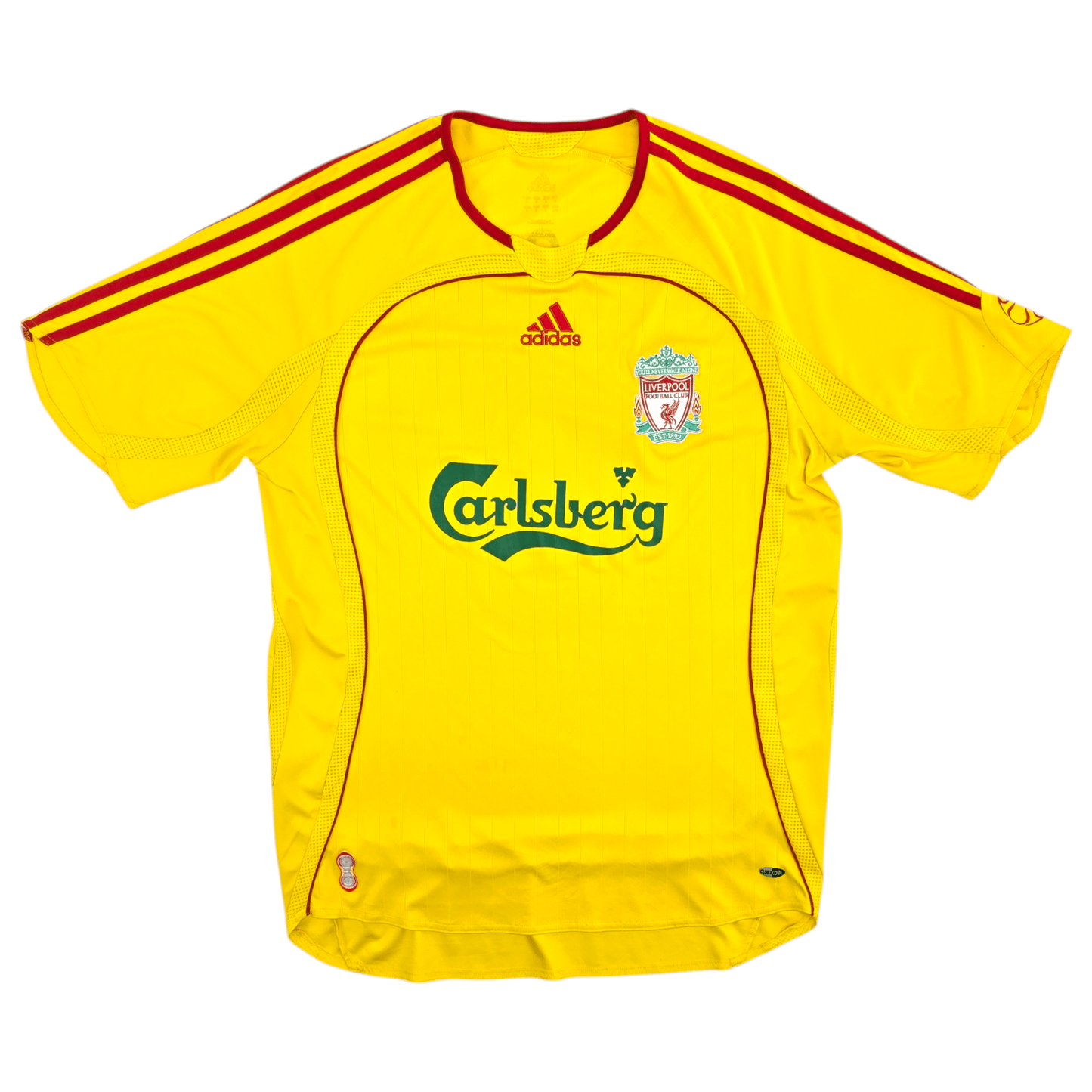 2006/07 Liverpool Away Football Shirt (L) Adidas #8 Gerrard