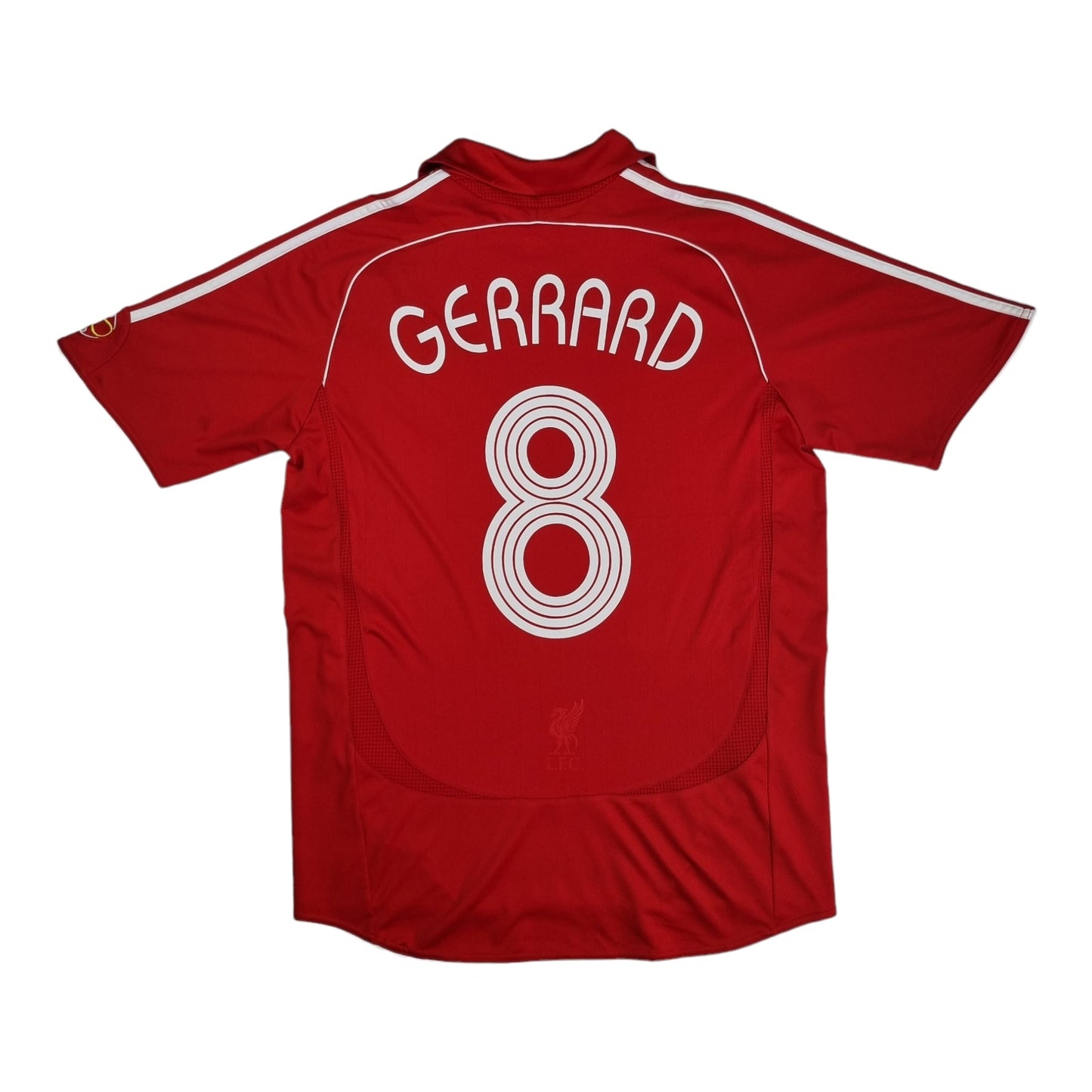 2006/07 Liverpool Home Football Shirt (M) Adidas #8 Gerrard