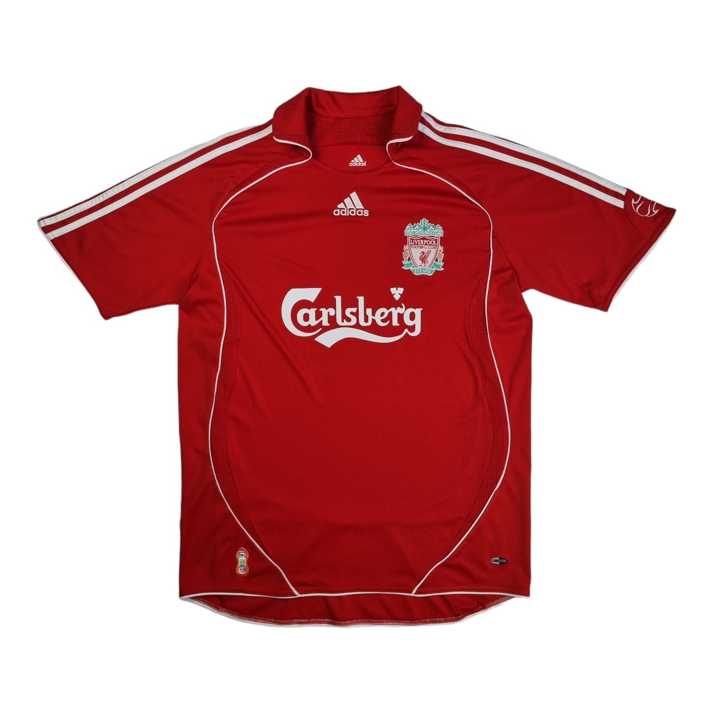 2006/07 Liverpool Home Football Shirt (M) Adidas #8 Gerrard