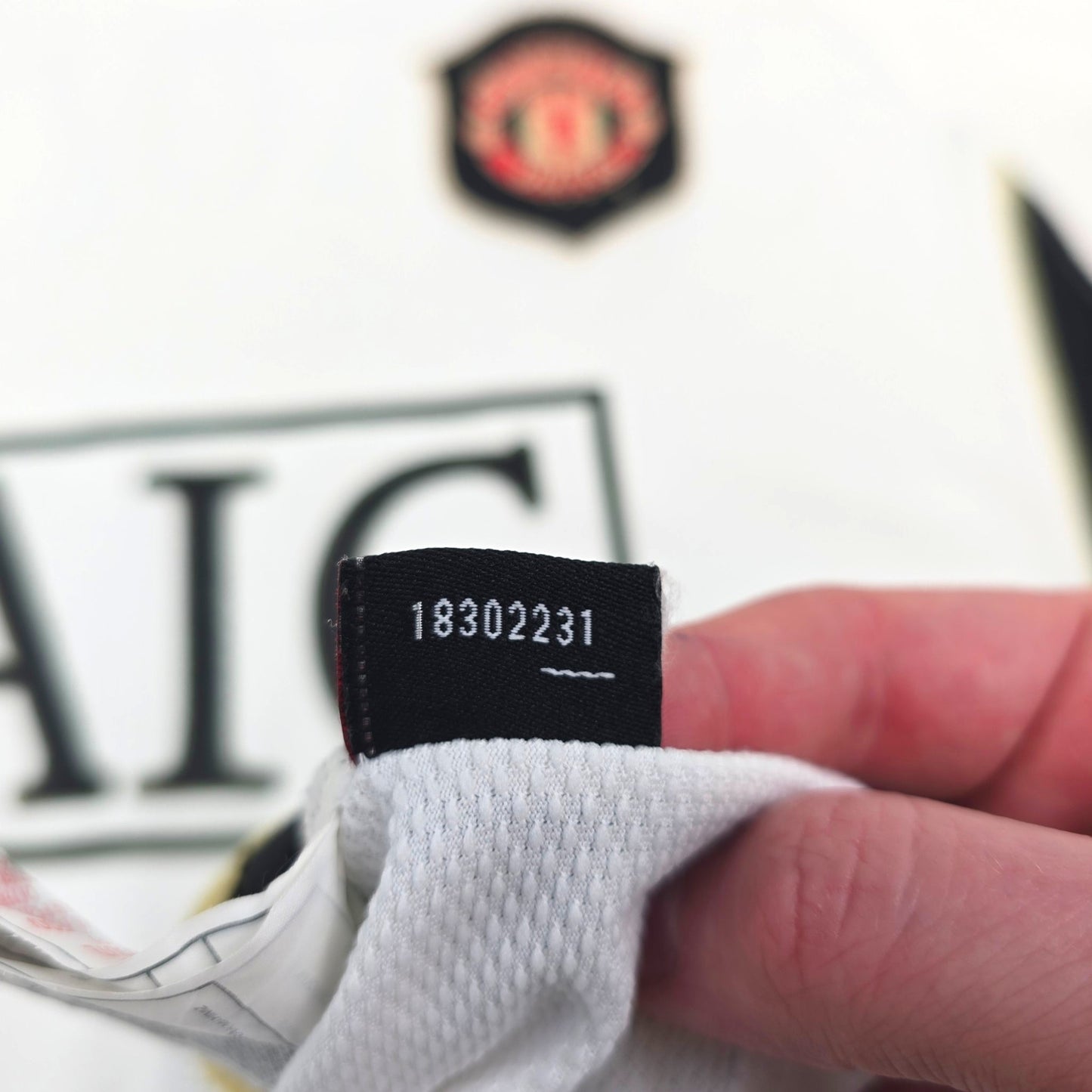 2006/07 Manchester United Away Football Shirt (M) Nike #18 Scholes