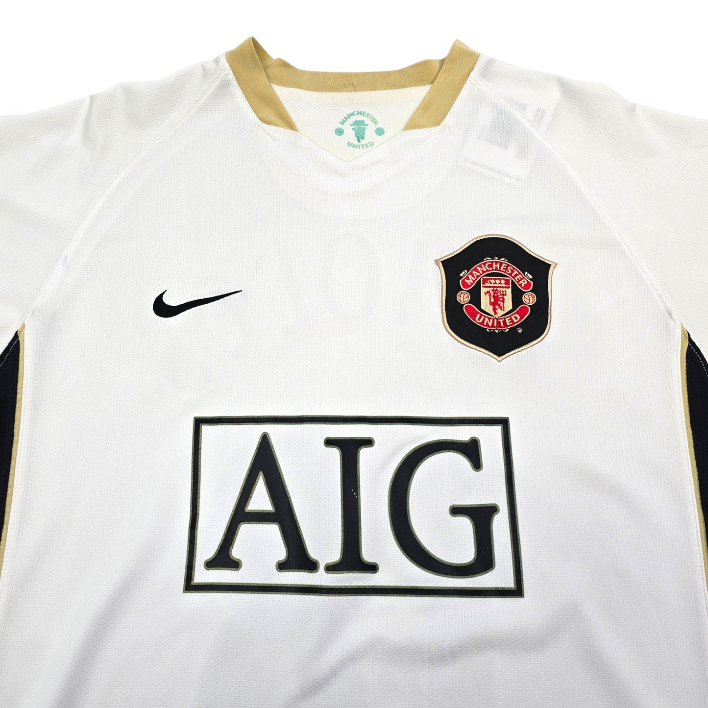 2006/07 Manchester United Away Football Shirt (M) Nike #18 Scholes