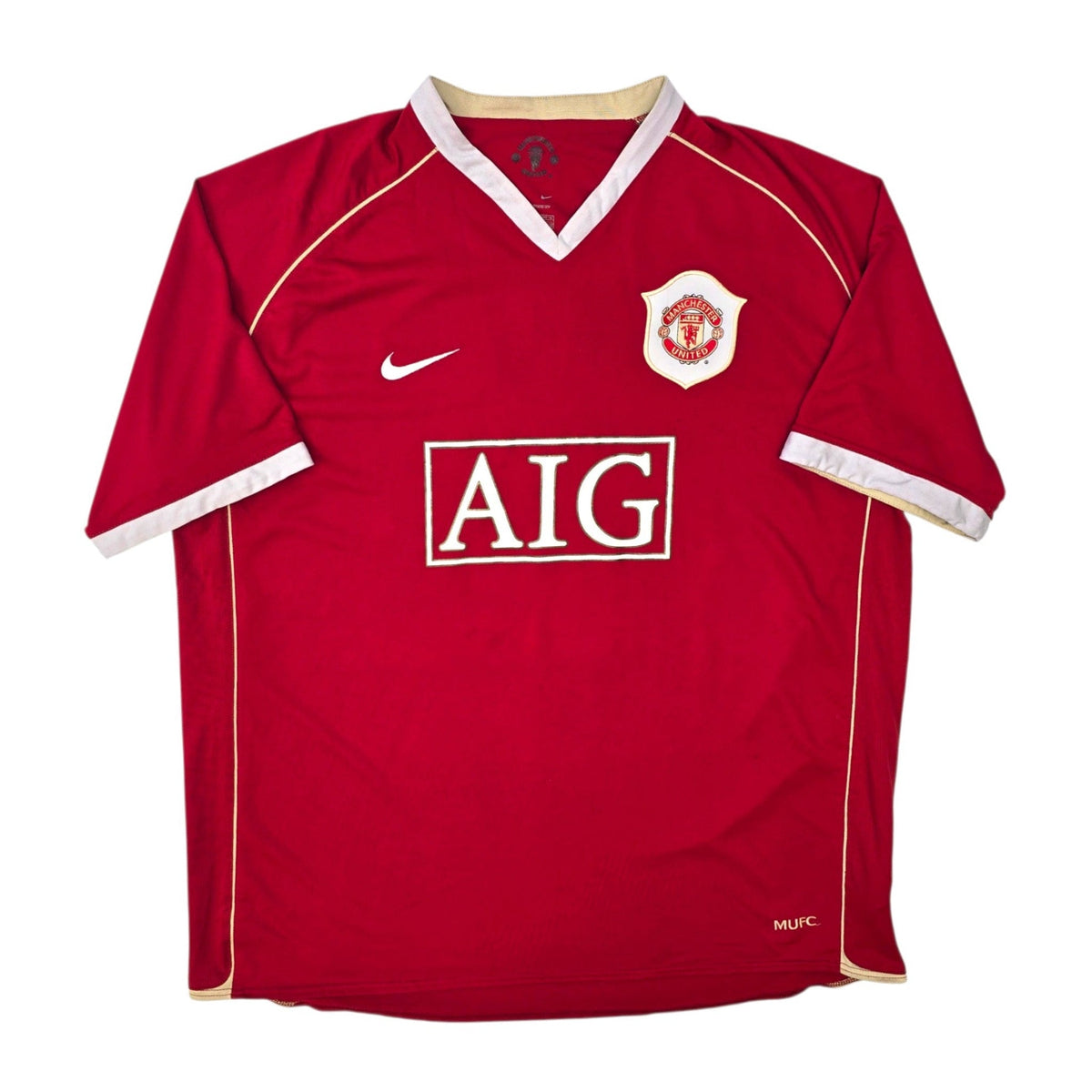 2006/07 Manchester United Home Football Shirt (2XL) Nike #8 Rooney
