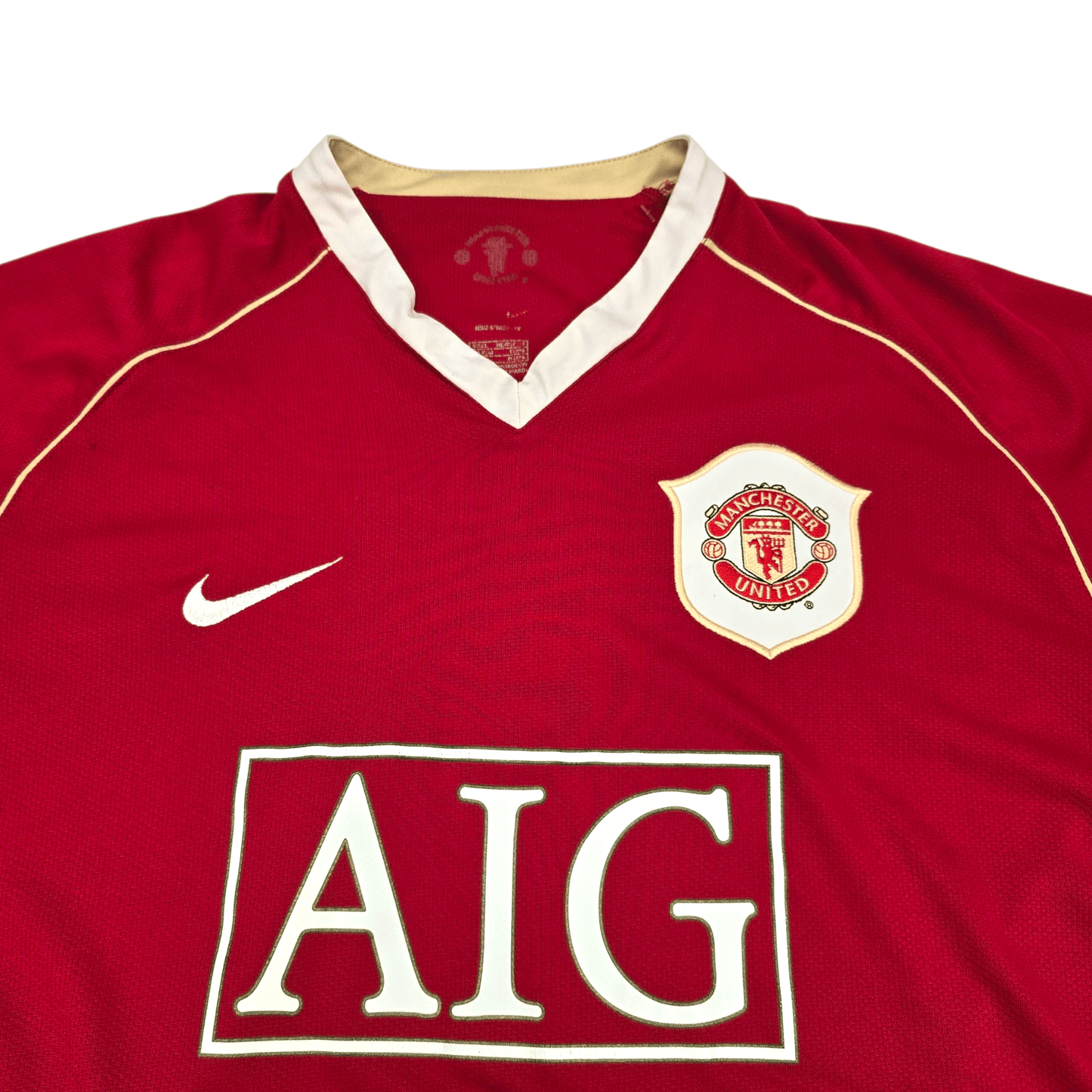 2006/07 Manchester United Home Football Shirt (L) Nike #7 Ronaldo