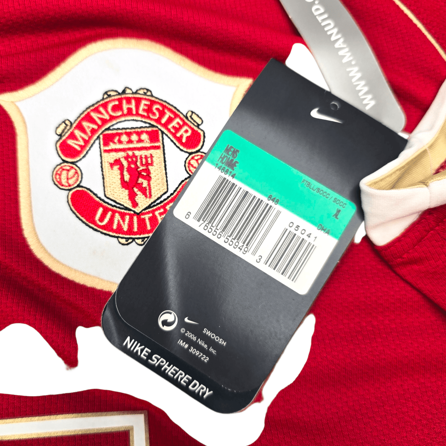 2006/07 Manchester United Home Football Shirt (XL) Nike #7 Ronaldo (BNWTs)