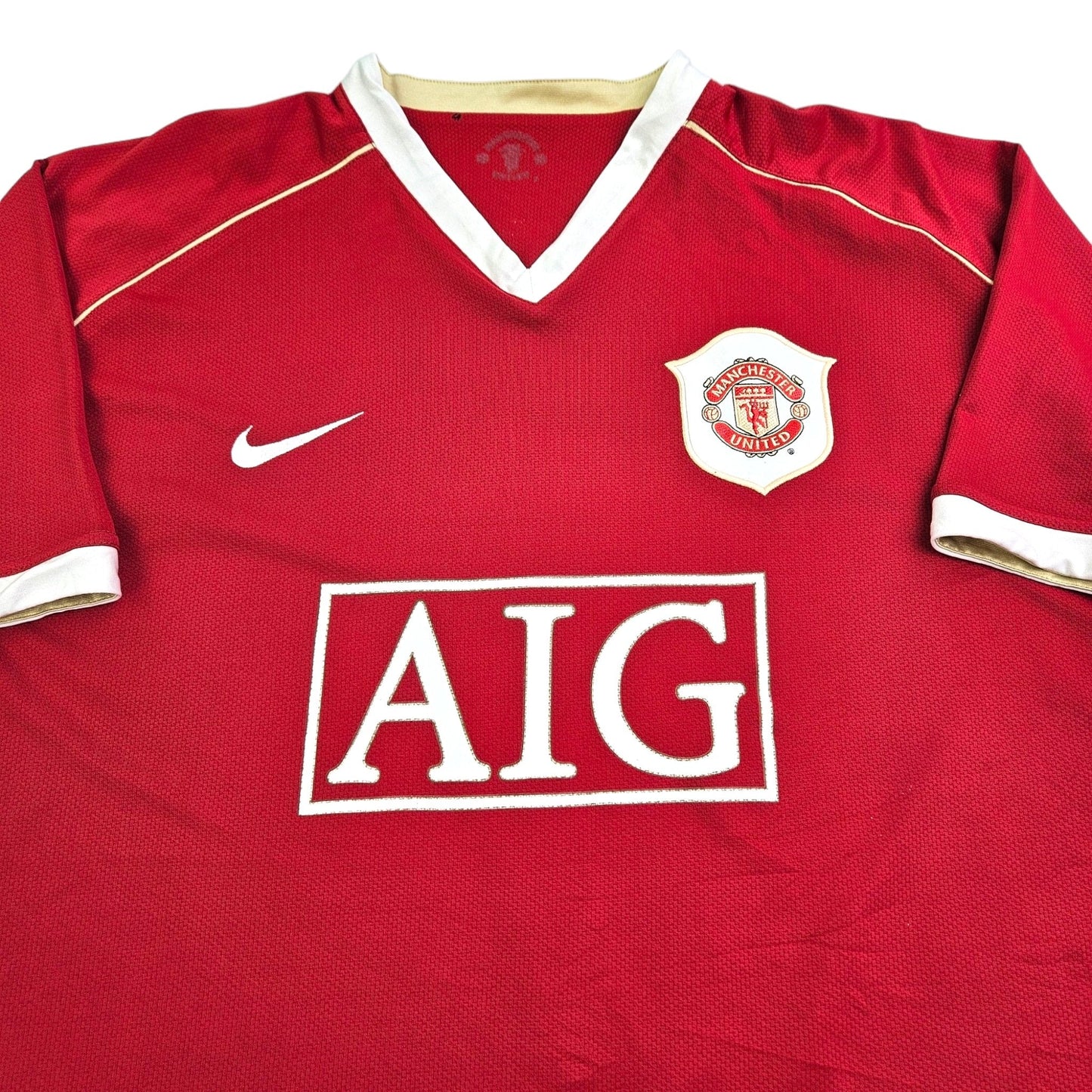 2006/07 Manchester United Home Football Shirt (XL) Nike #7 Ronaldo