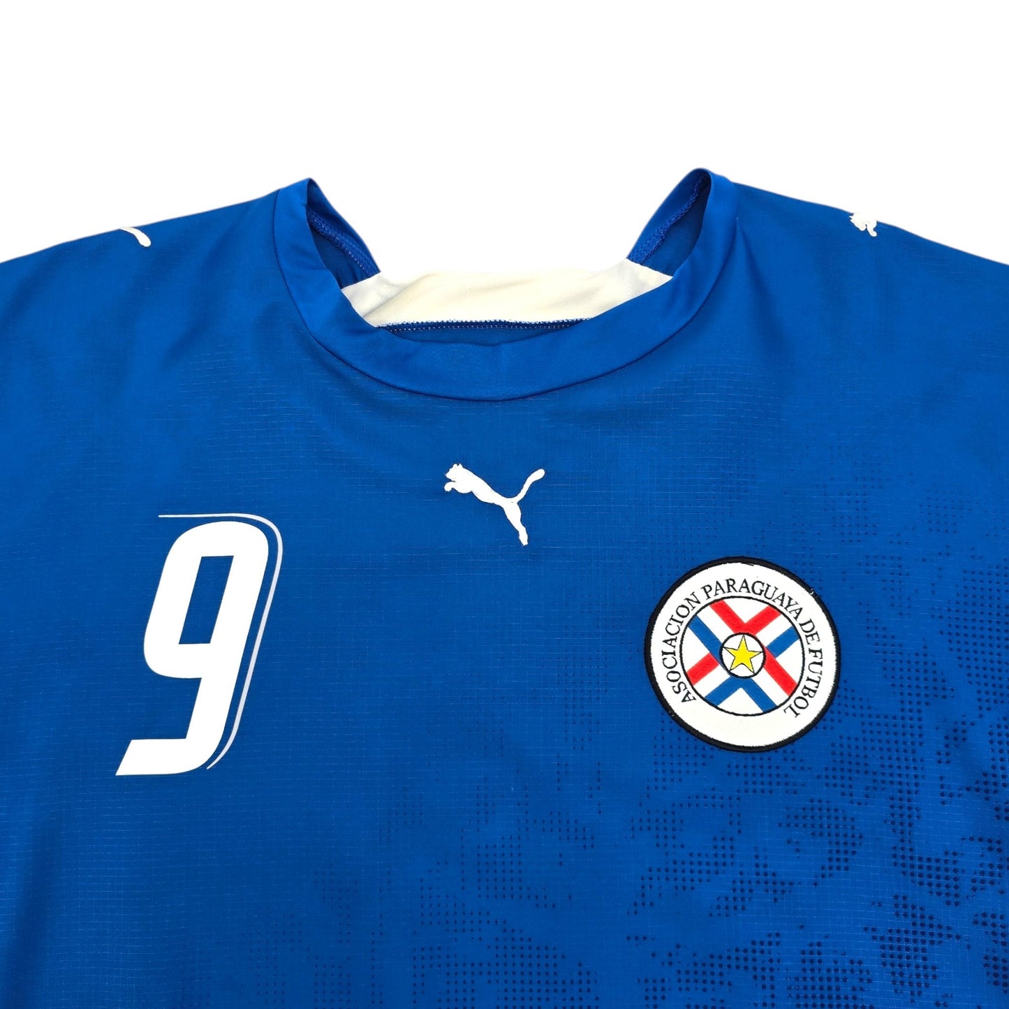 2006/07 Paraguay Away Football Shirt (M) Puma #9 Santa Cruz