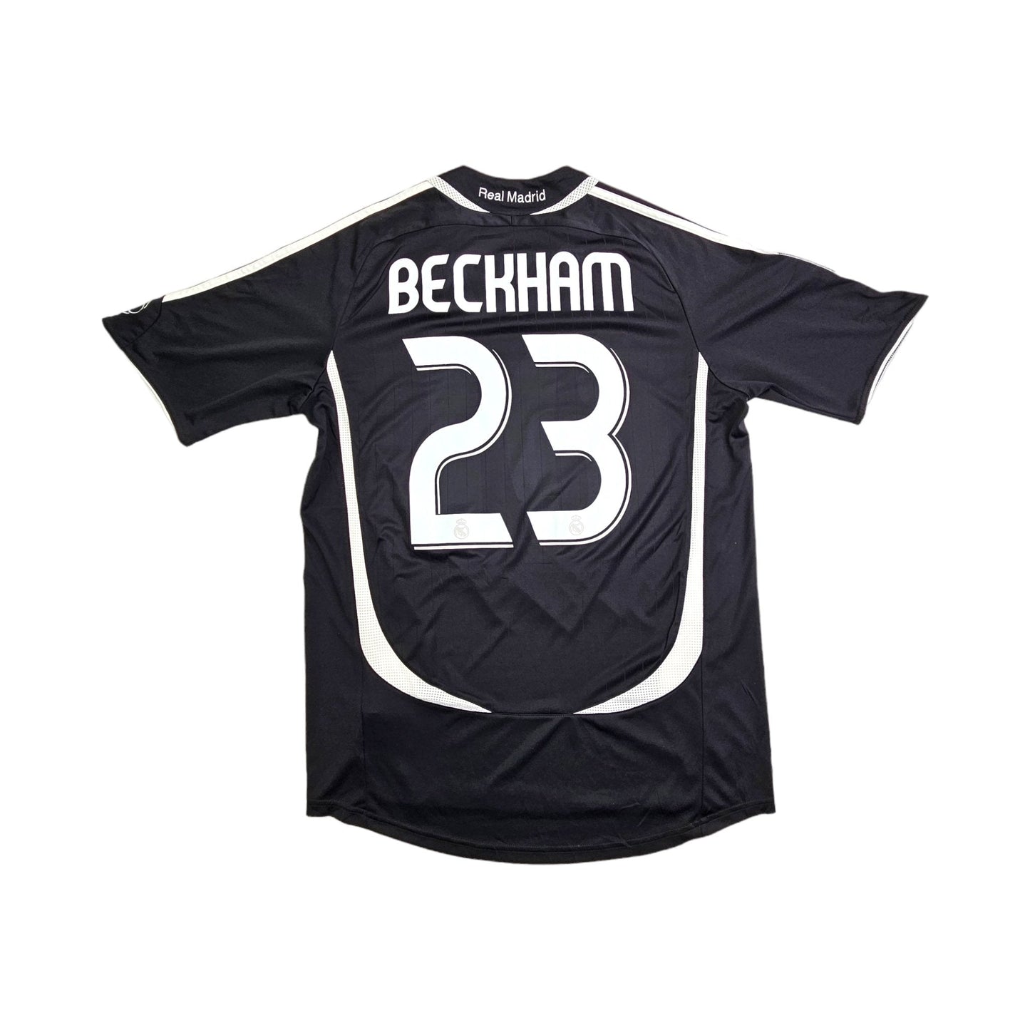 2006/07 Real Madrid Away Football Shirt (M) Adidas #23 Beckham