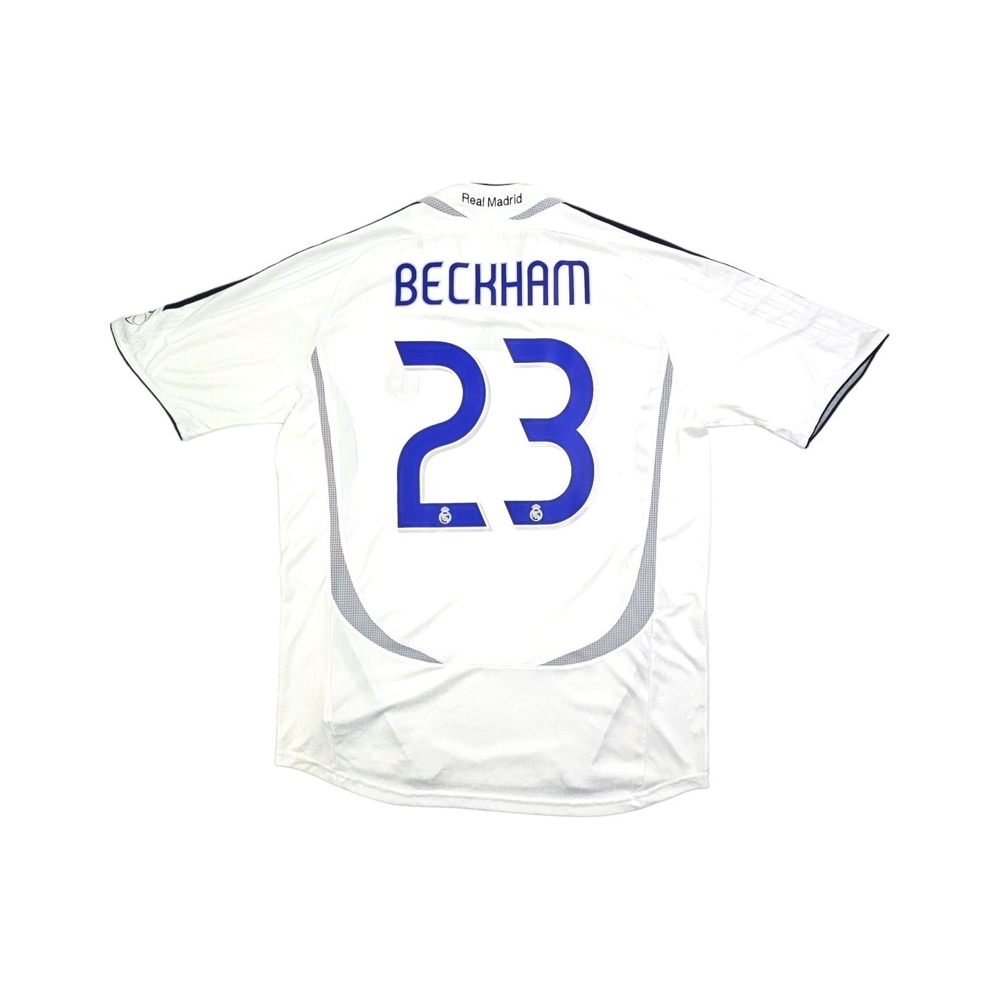 2006/07 Real Madrid Home Football Shirt (L) Adidas #23 Beckham