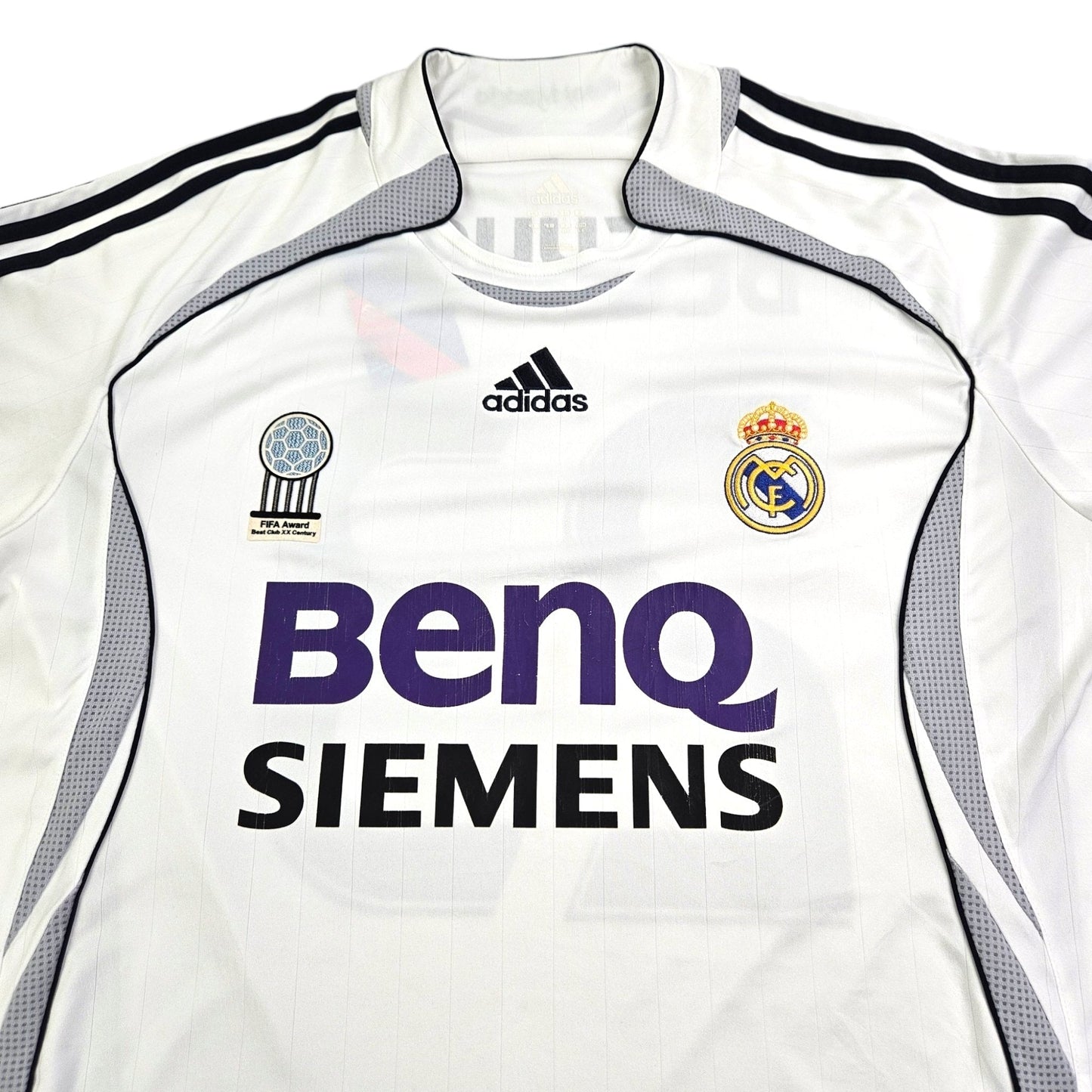 2006/07 Real Madrid Home Football Shirt (L) Adidas #23 Beckham