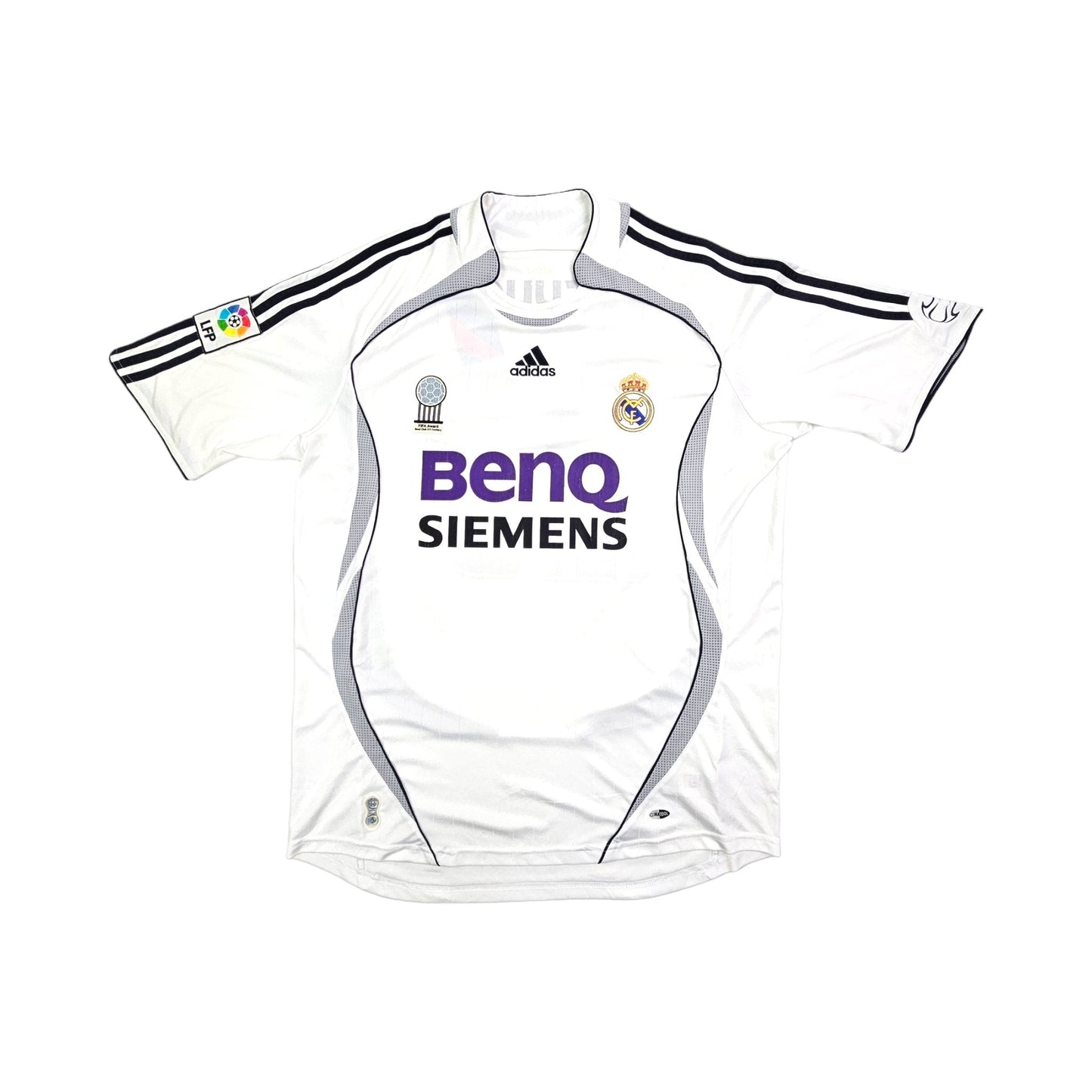 2006/07 Real Madrid Home Football Shirt (L) Adidas #23 Beckham