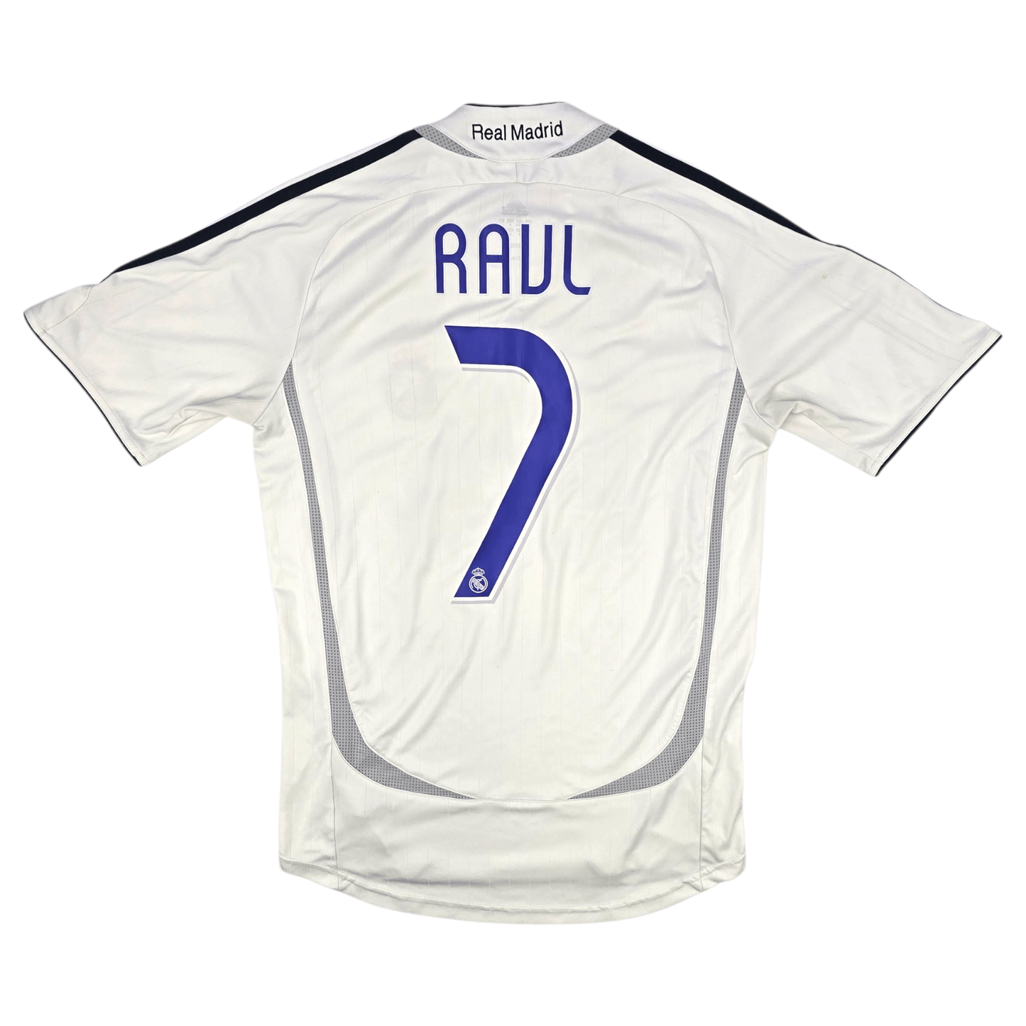 2006/07 Real Madrid Home Football Shirt (S) Adidas #7 Raul